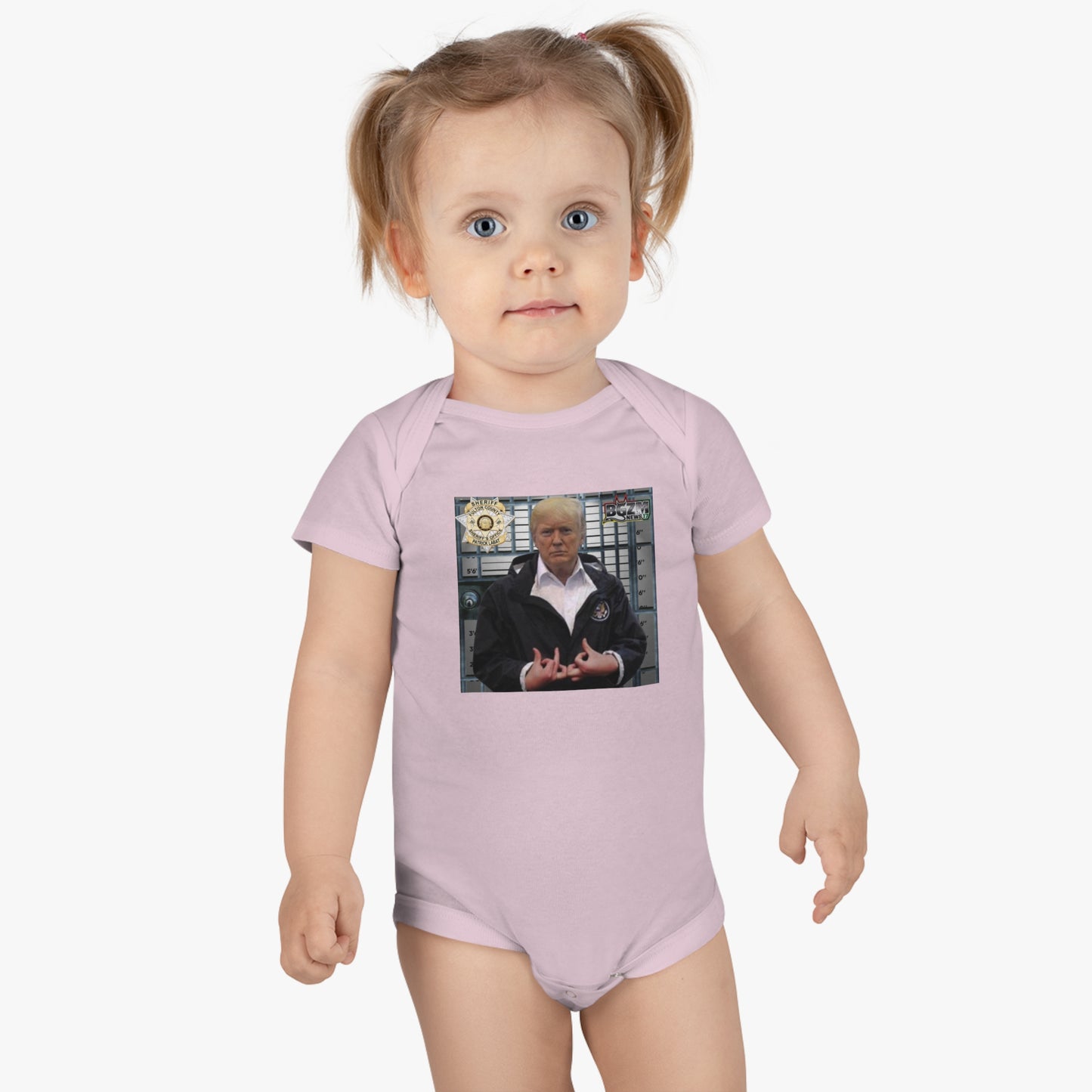 Trump Is a Blood Onesie Mug Shot