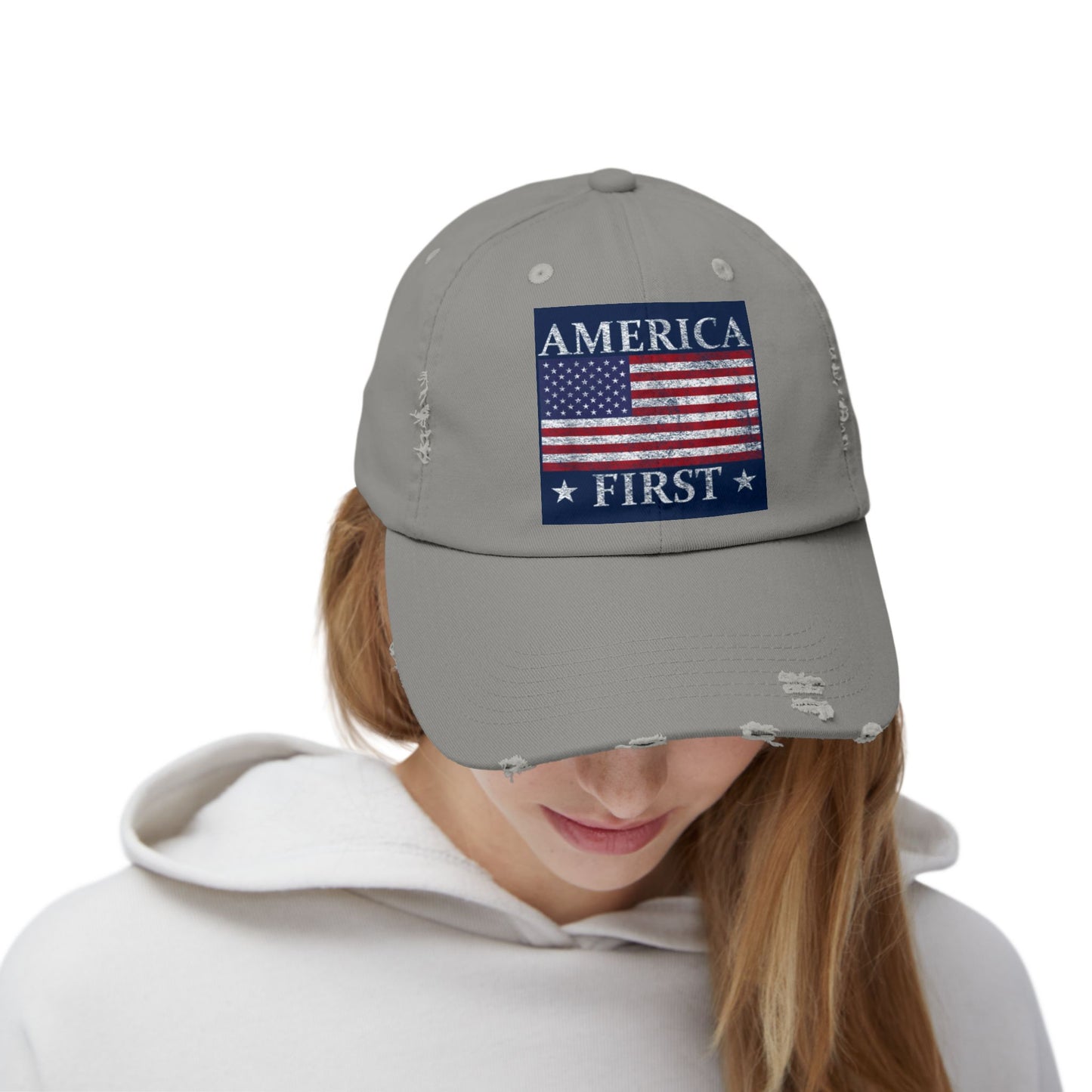 America First Tattered Hats