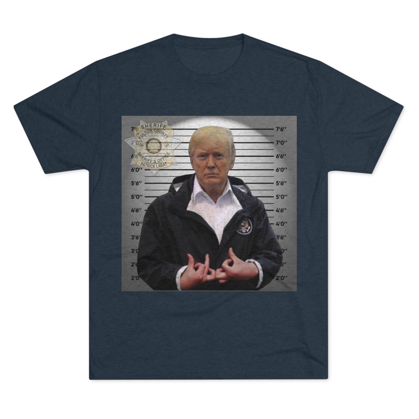 Trump is a Blood Unisex Tri-Blend Crew Tee