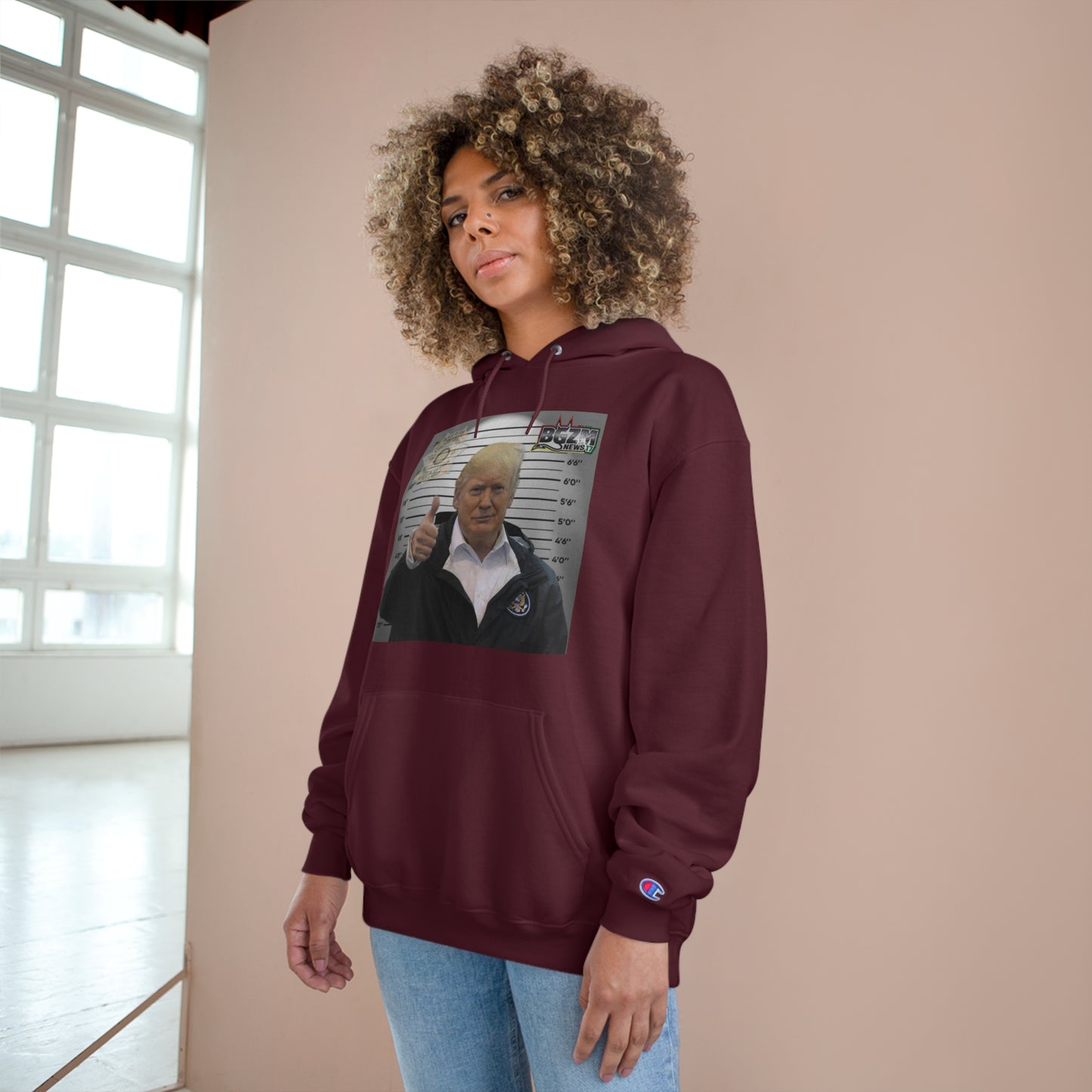 Thumbs Up for Trump Champion Hoodie