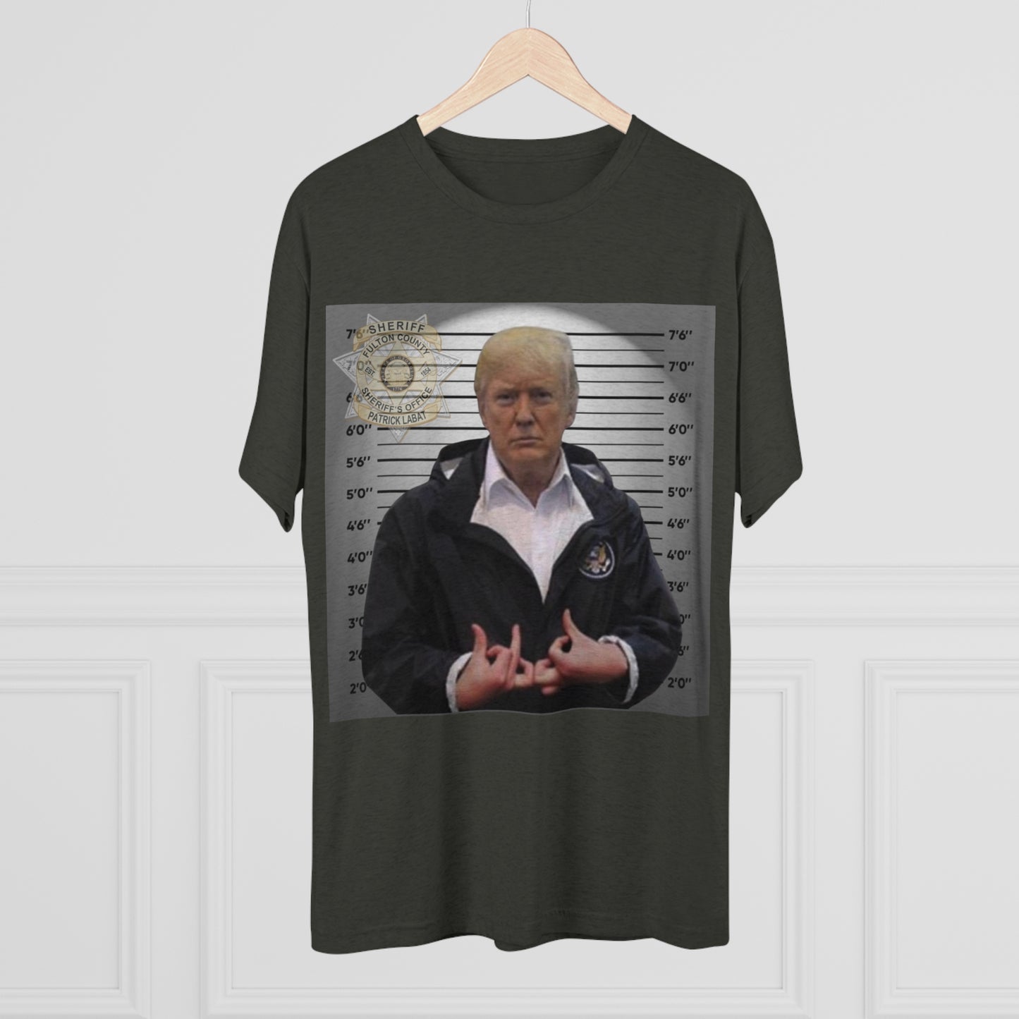 Trump is a Blood Unisex Tri-Blend Crew Tee