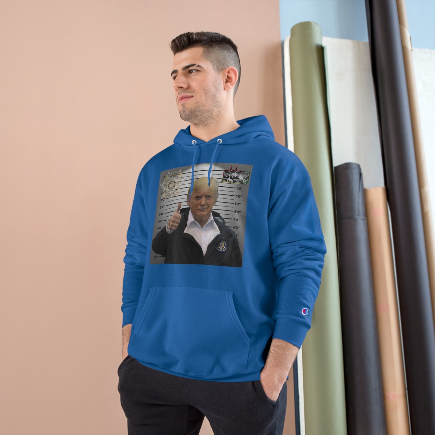Thumbs Up for Trump Champion Hoodie