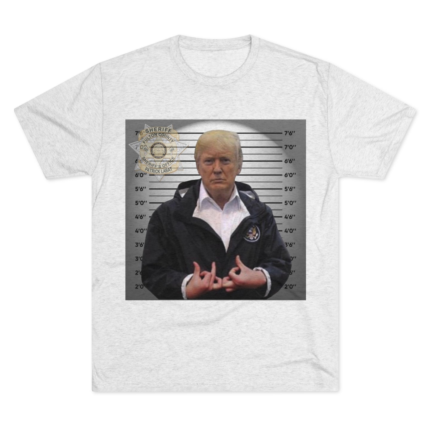Trump is a Blood Unisex Tri-Blend Crew Tee