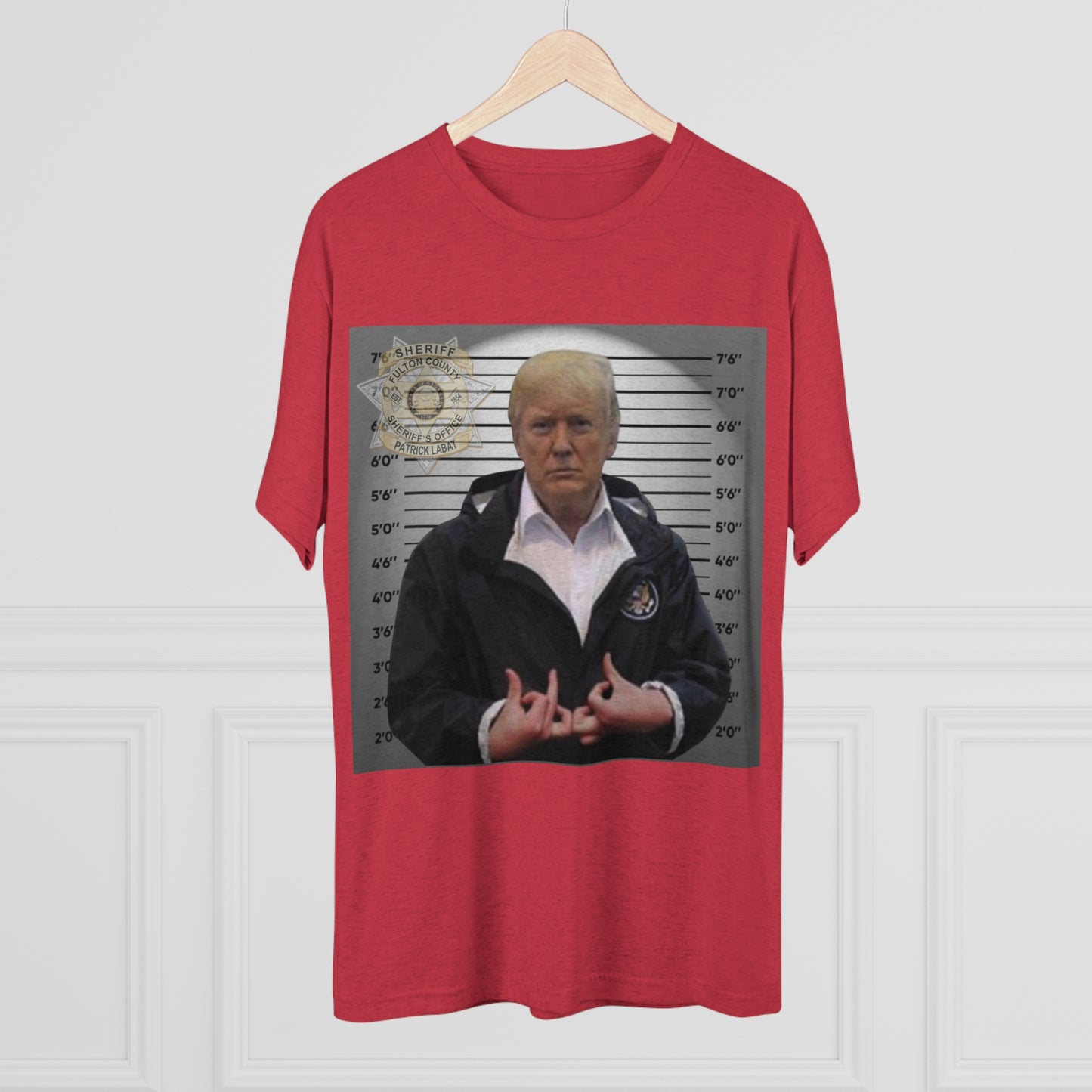 Trump is a Blood Unisex Tri-Blend Crew Tee