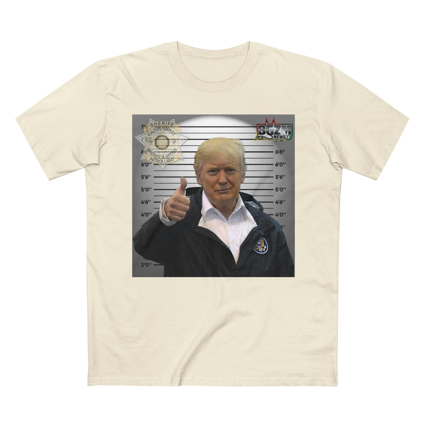 Thumbs Up For Trump Men's Staple Tee