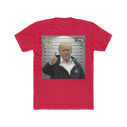 Thumbs Up for Trump Men's Cotton Crew Tee