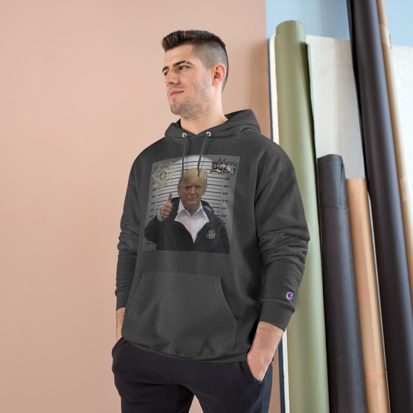 Thumbs Up for Trump Champion Hoodie