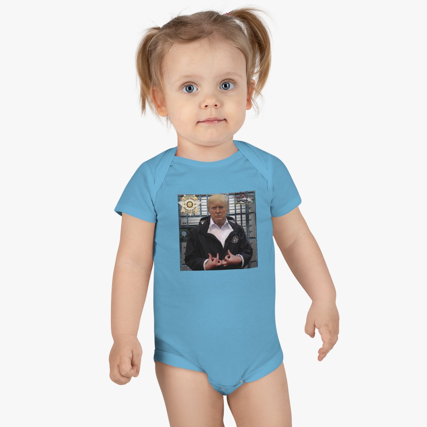 Trump Is a Blood Onesie Mug Shot