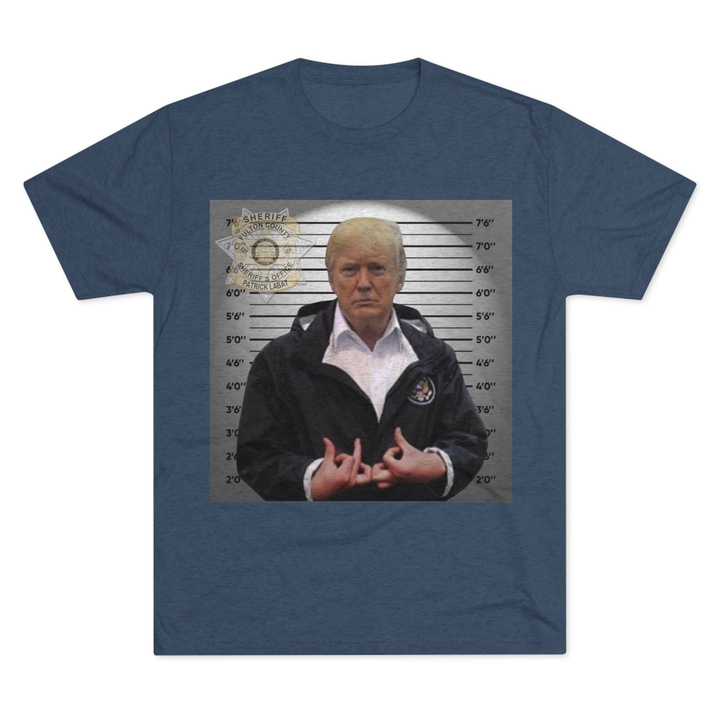 Trump is a Blood Unisex Tri-Blend Crew Tee