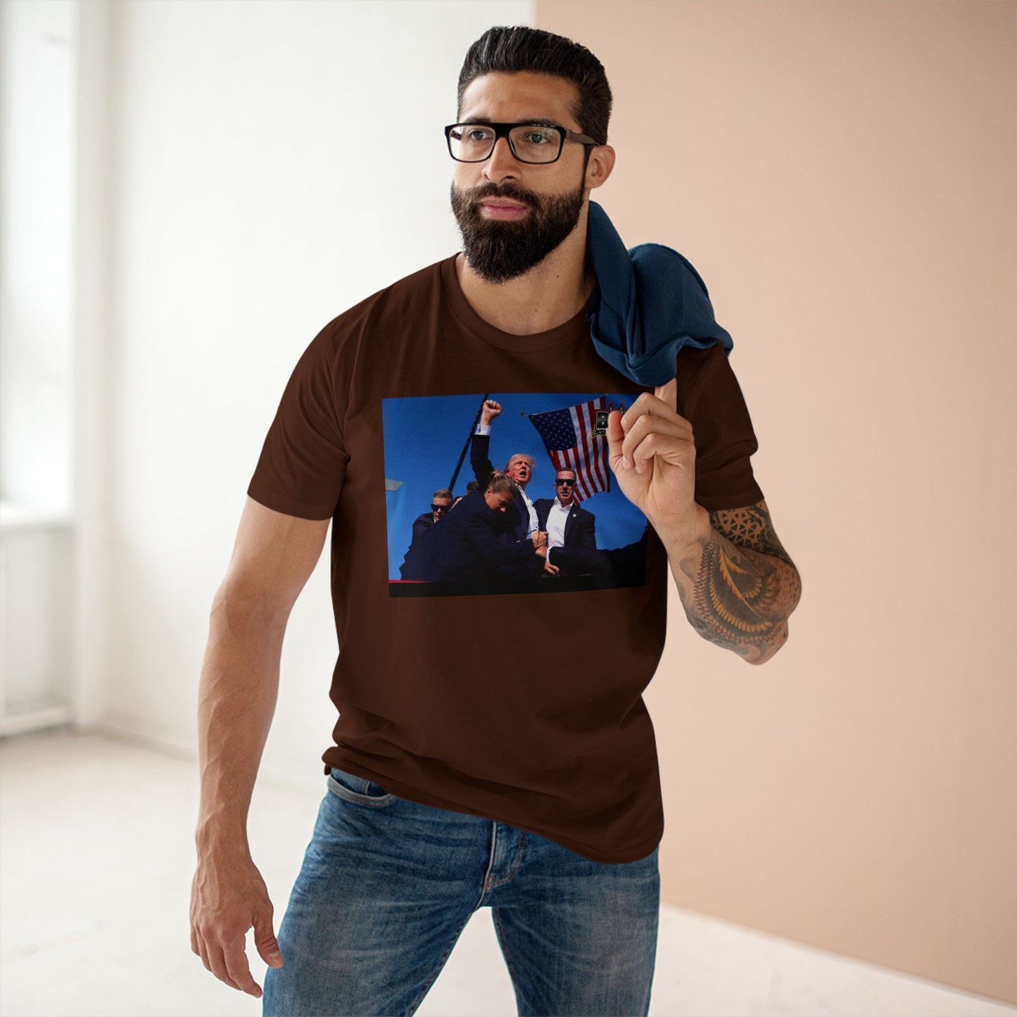 Trump Fights For USA T Shirt