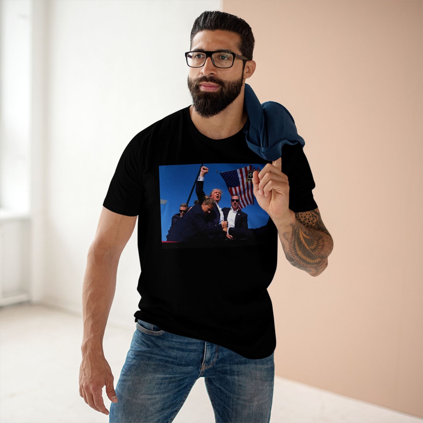 Trump Fights For USA T Shirt