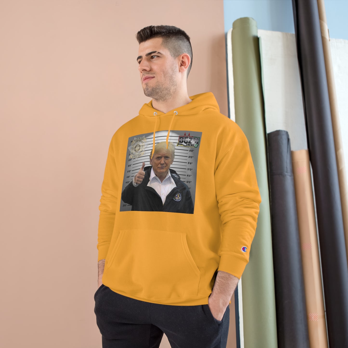 Thumbs Up for Trump Champion Hoodie
