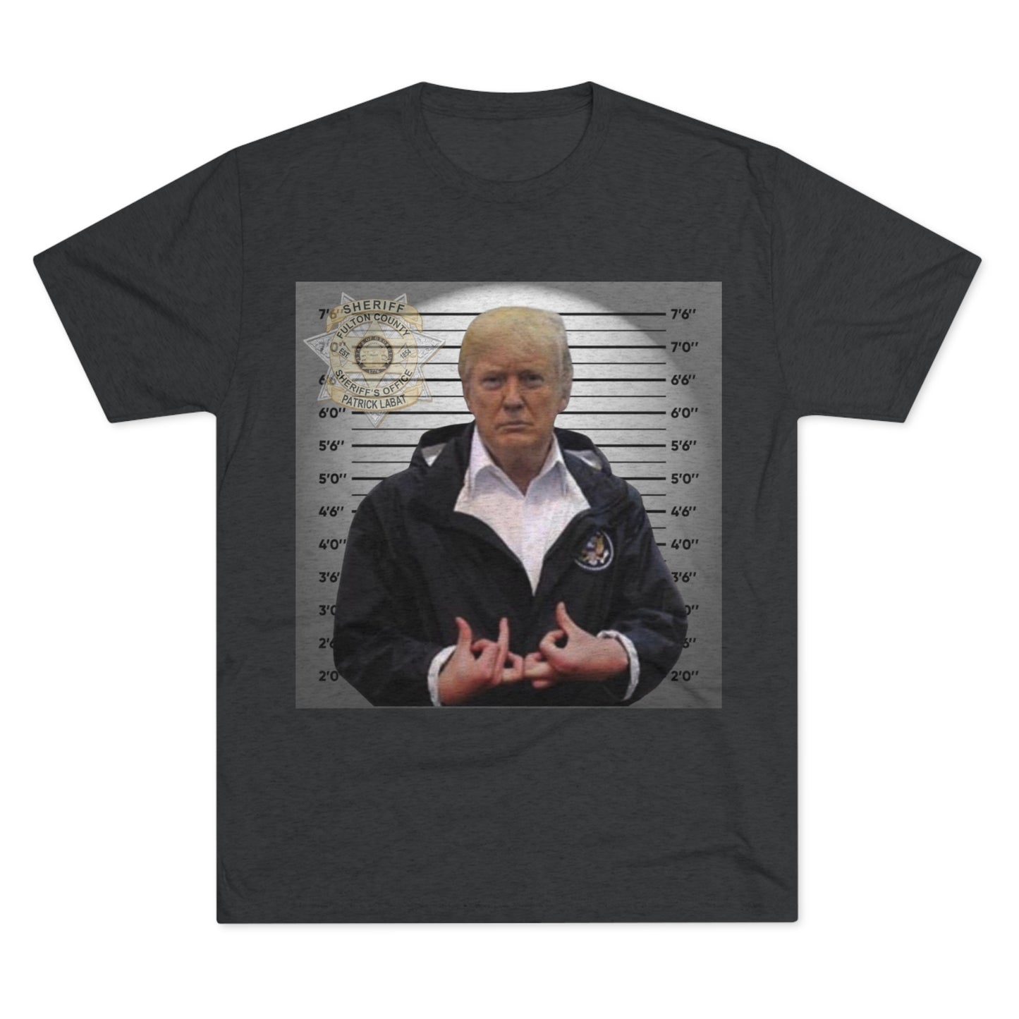 Trump is a Blood Unisex Tri-Blend Crew Tee