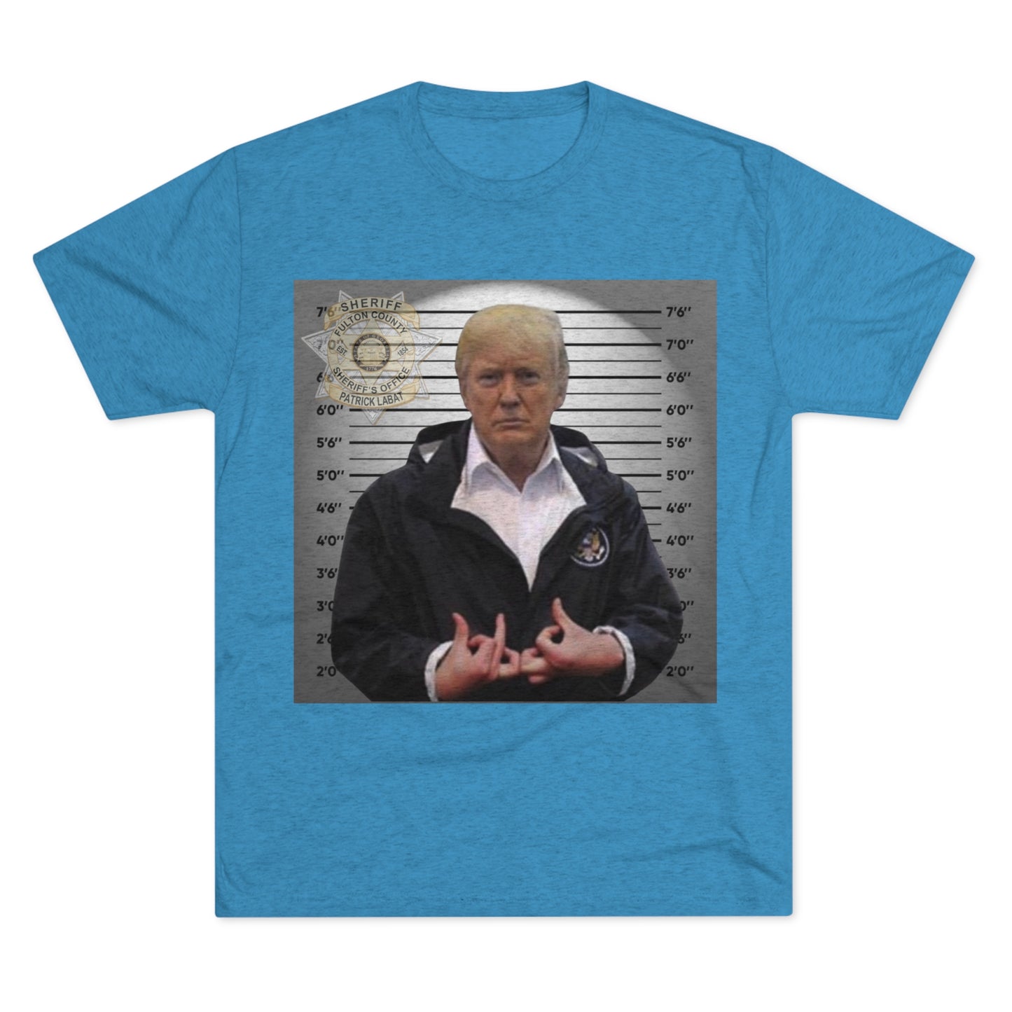Trump is a Blood Unisex Tri-Blend Crew Tee