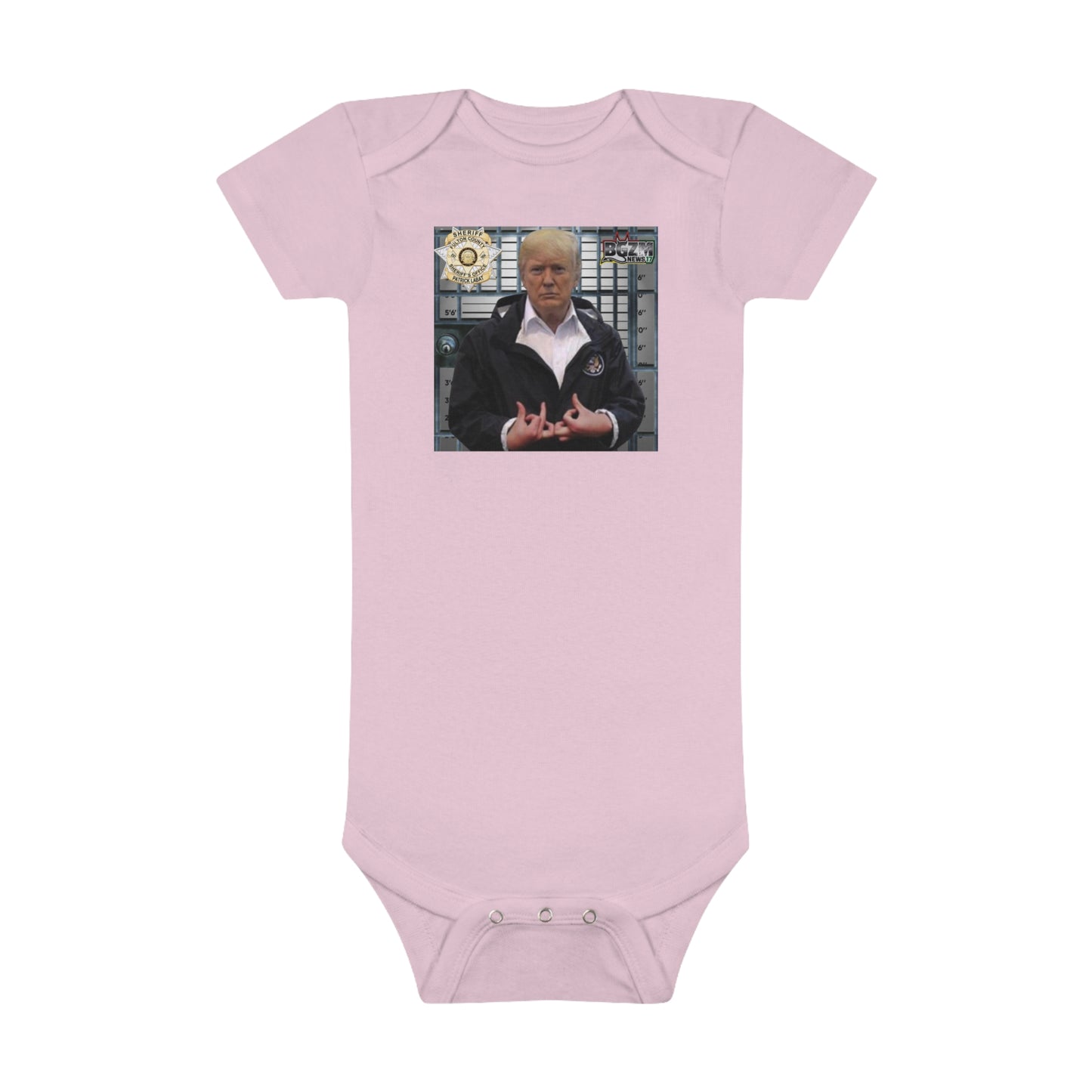 Trump Is a Blood Onesie Mug Shot