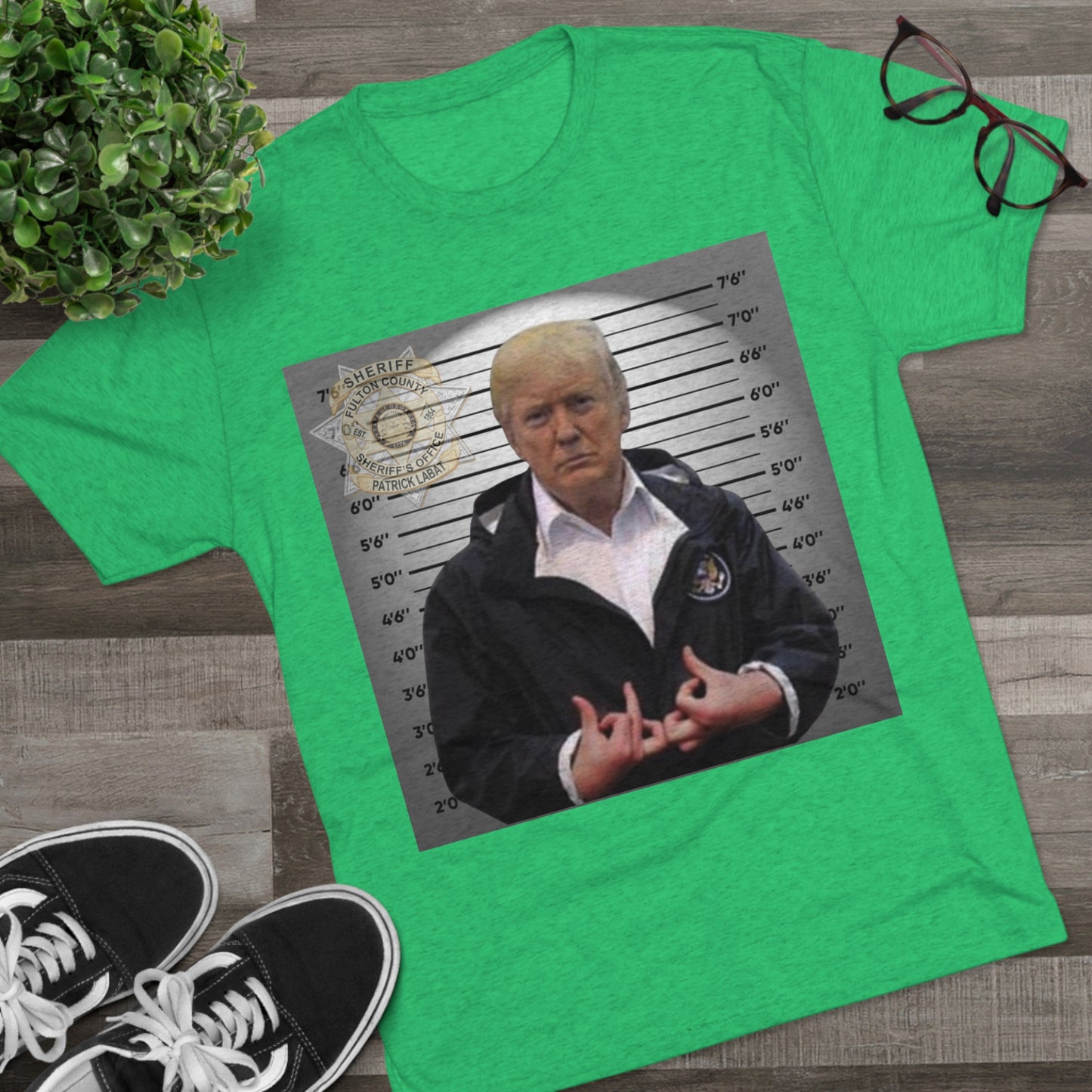 Trump is a Blood Unisex Tri-Blend Crew Tee