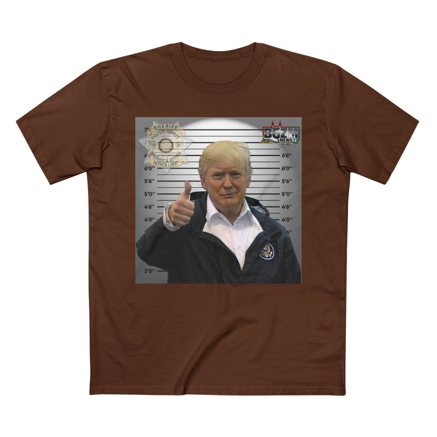 Thumbs Up For Trump Men's Staple Tee