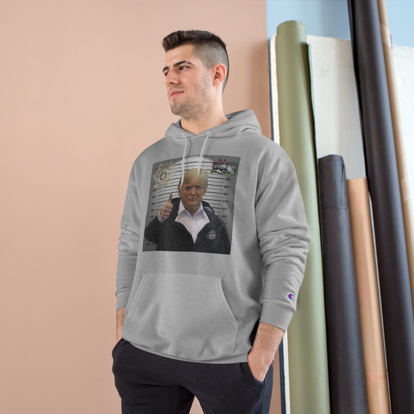 Thumbs Up for Trump Champion Hoodie