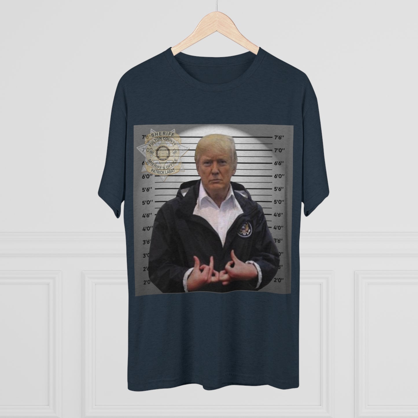 Trump is a Blood Unisex Tri-Blend Crew Tee