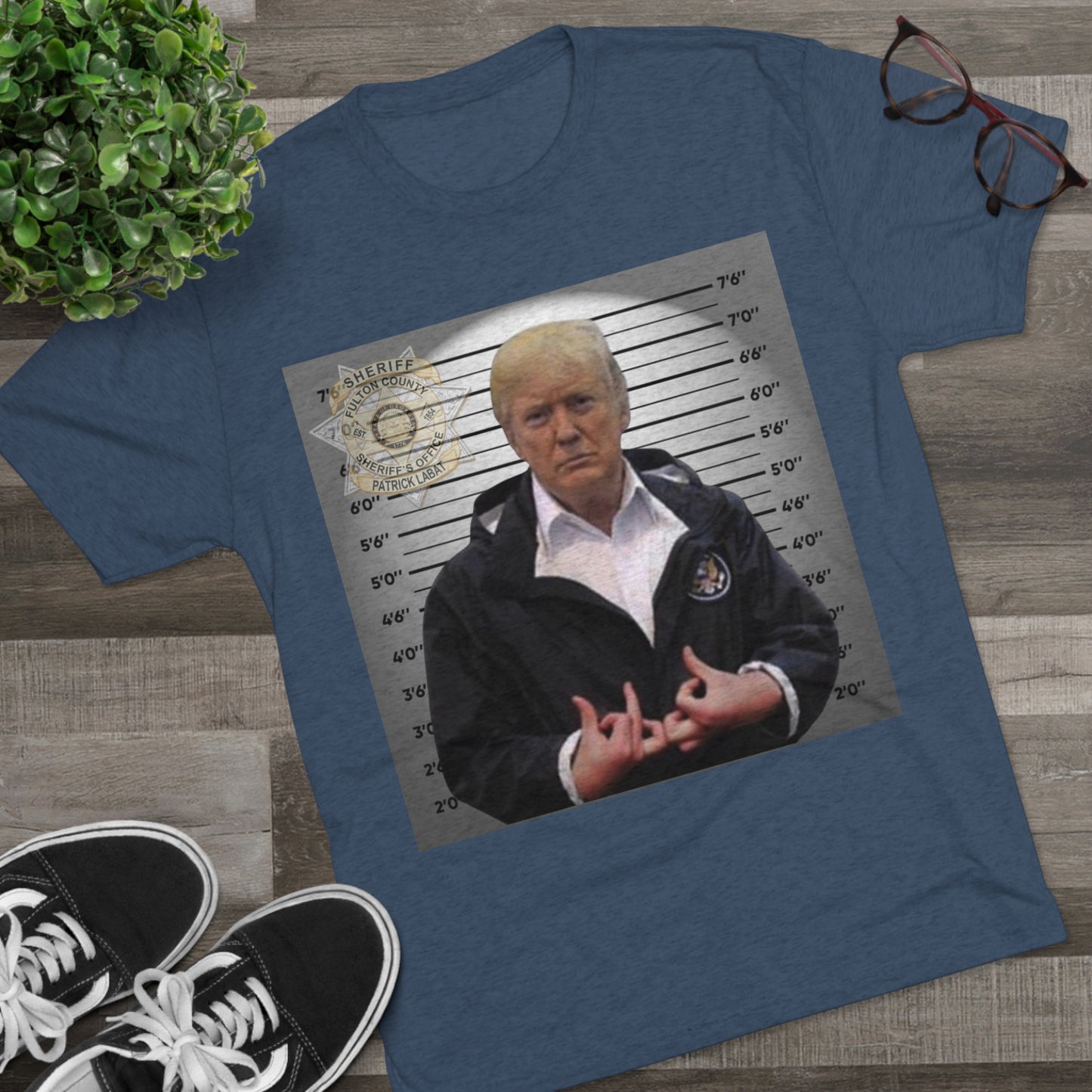 Trump is a Blood Unisex Tri-Blend Crew Tee