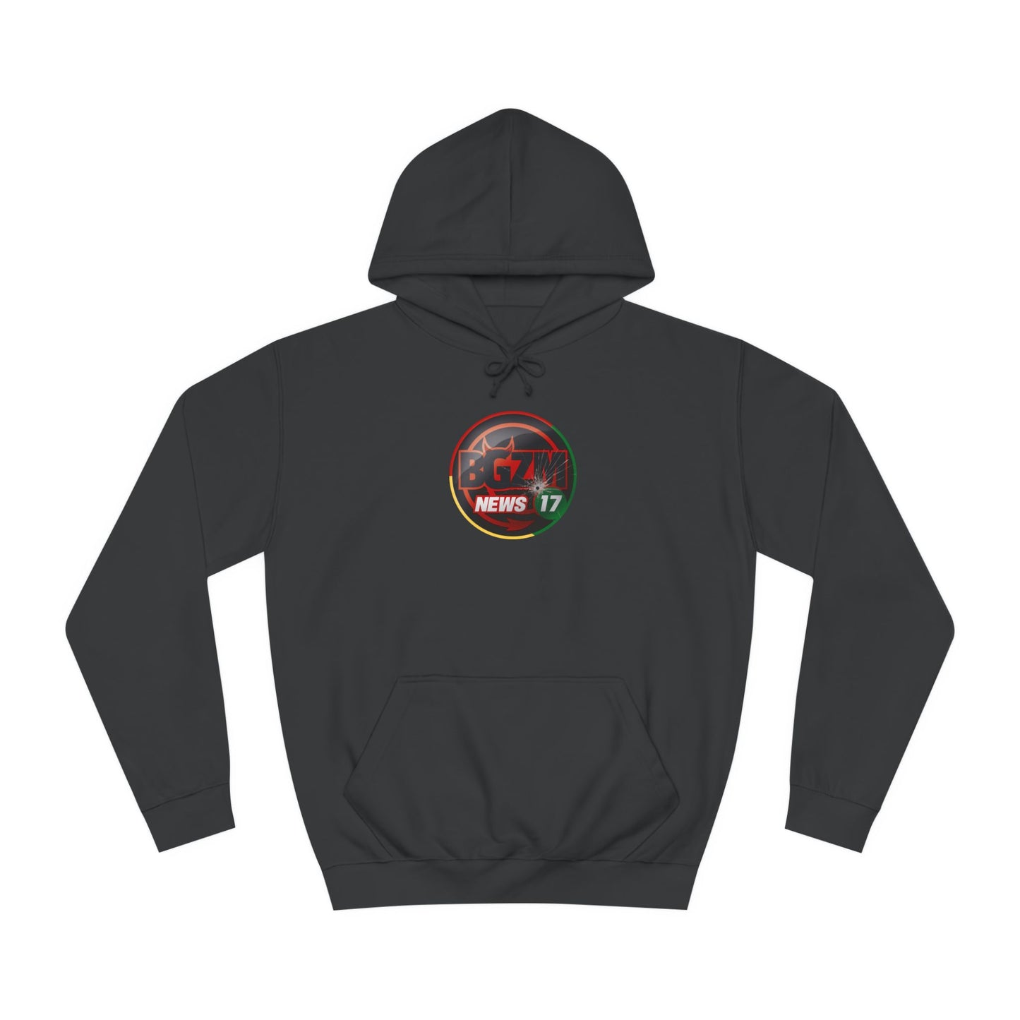 Unisex BGZM NEWS 17 CIRCLE LOGO College Hoodie