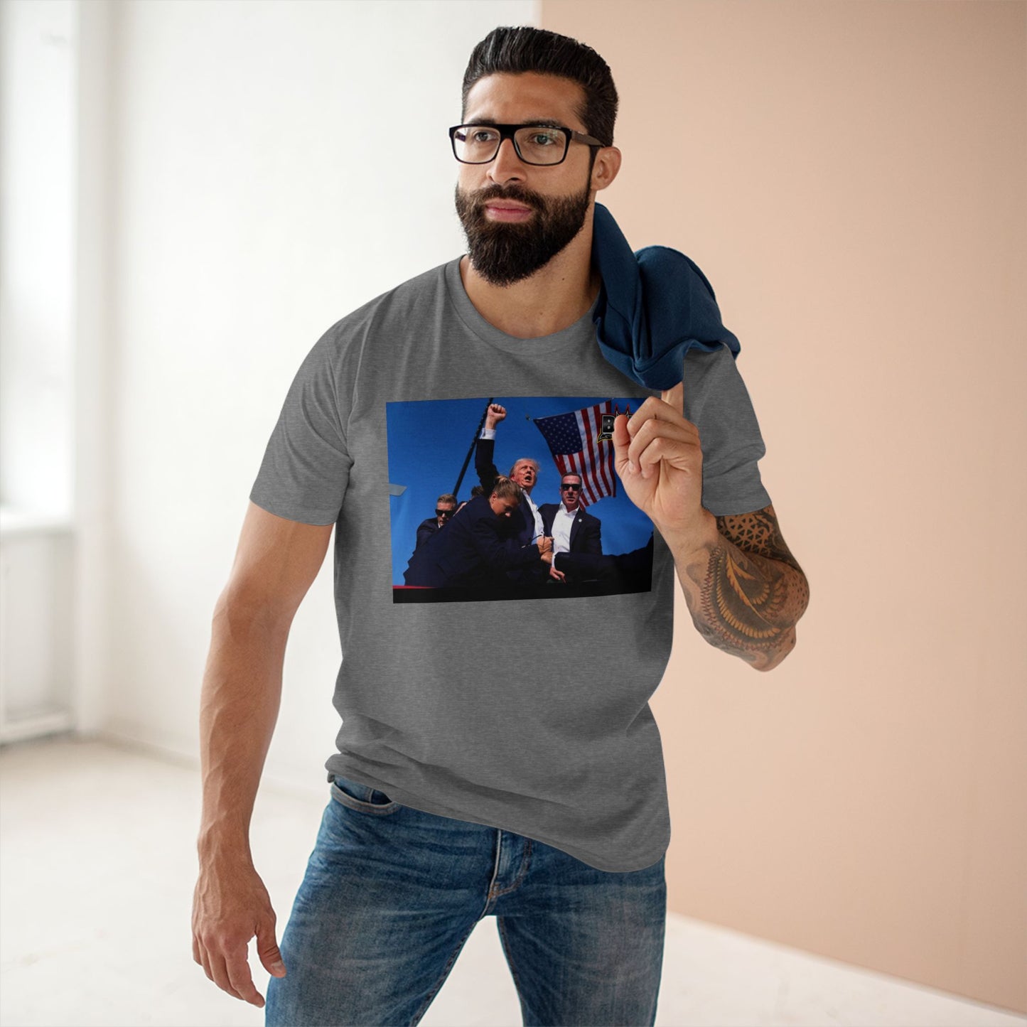 Trump Fights For USA T Shirt