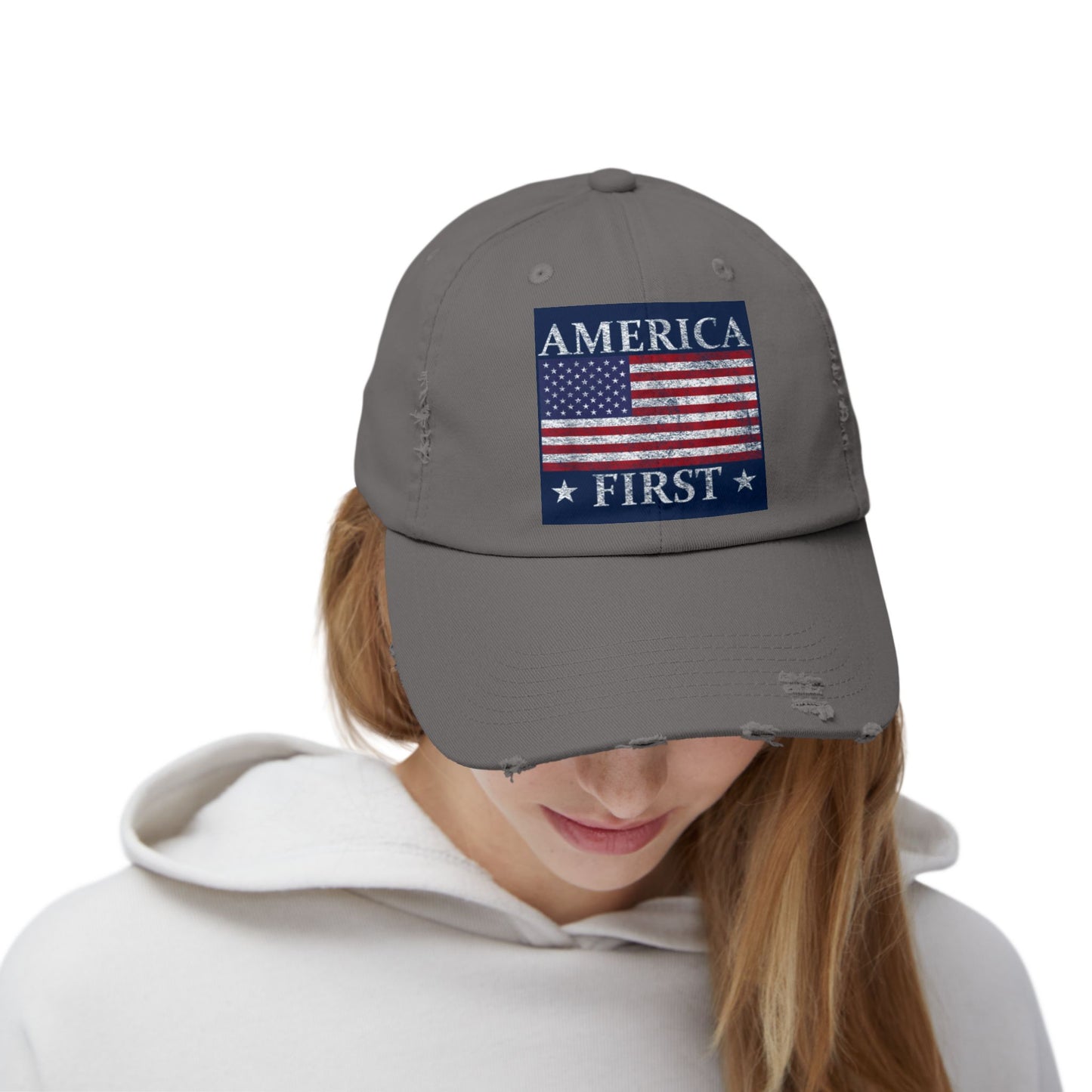 America First Tattered Hats