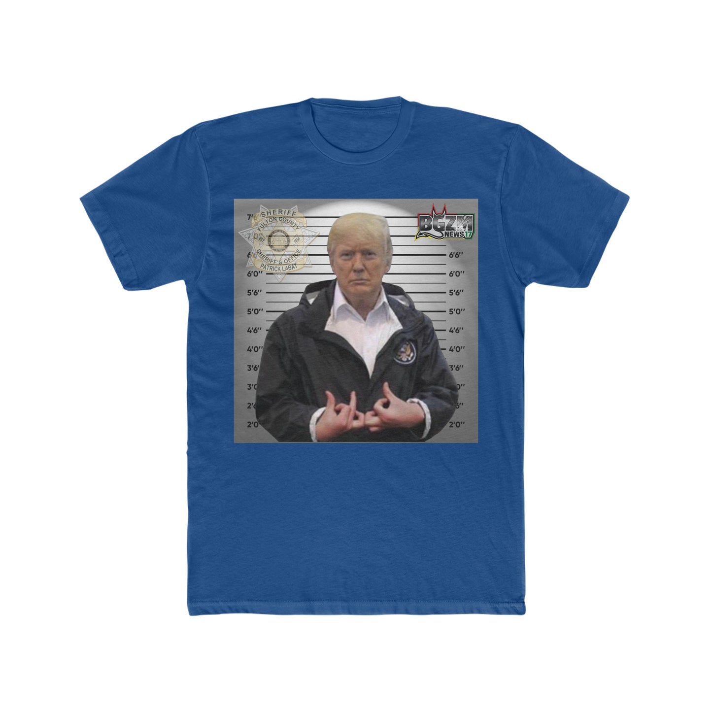 Trump is a Blood Men's Cotton Crew Tee