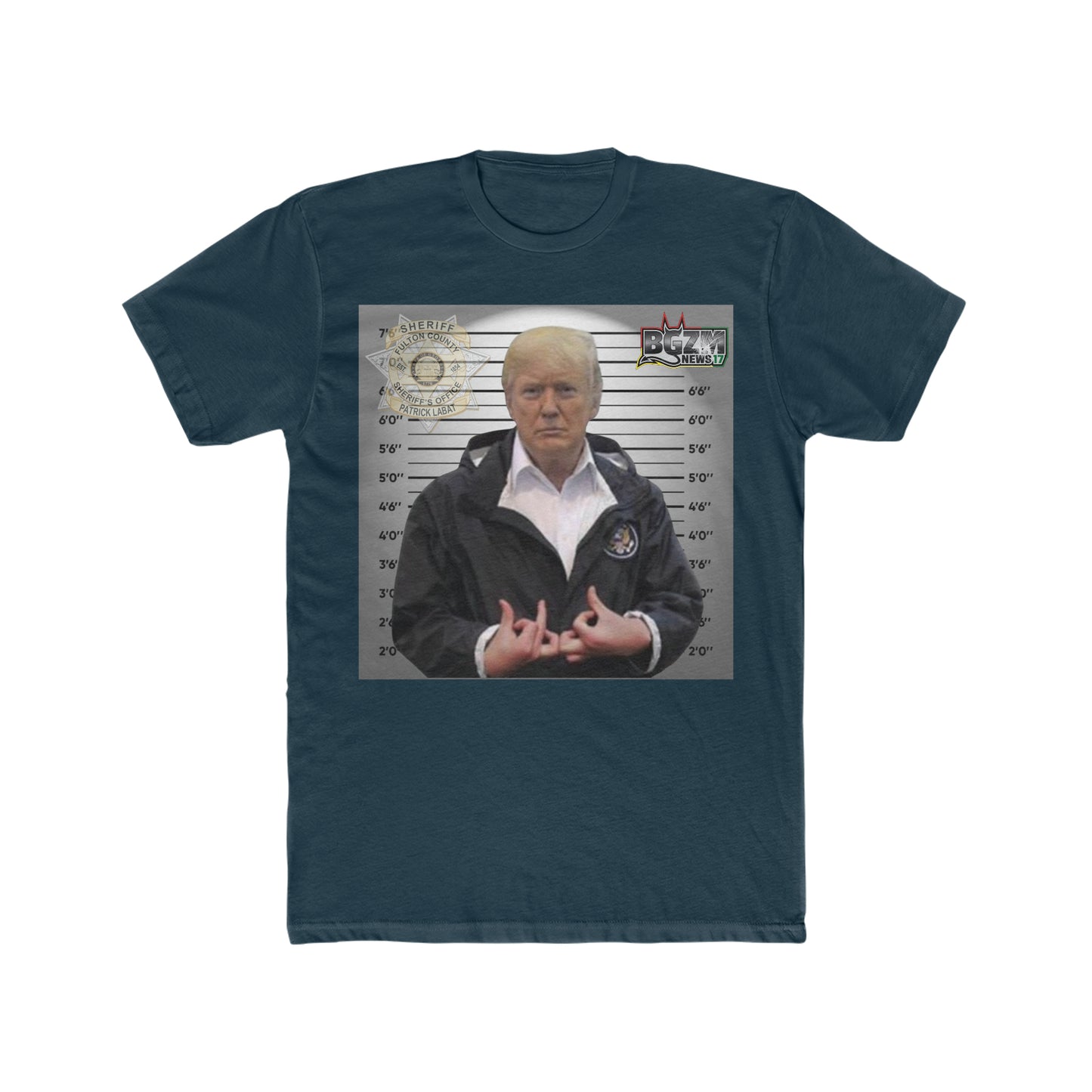 Trump is a Blood Men's Cotton Crew Tee