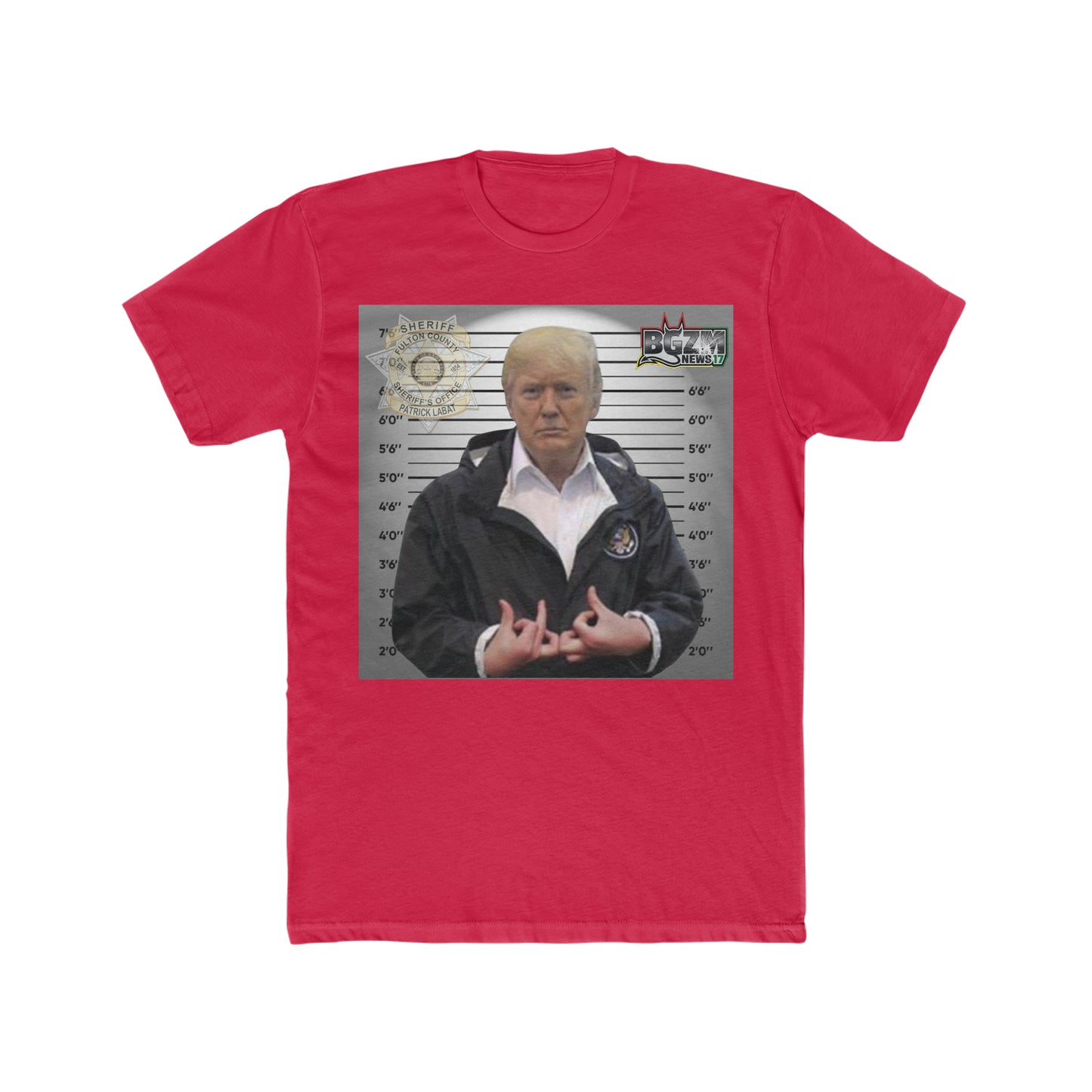 Trump is a Blood Men's Cotton Crew Tee