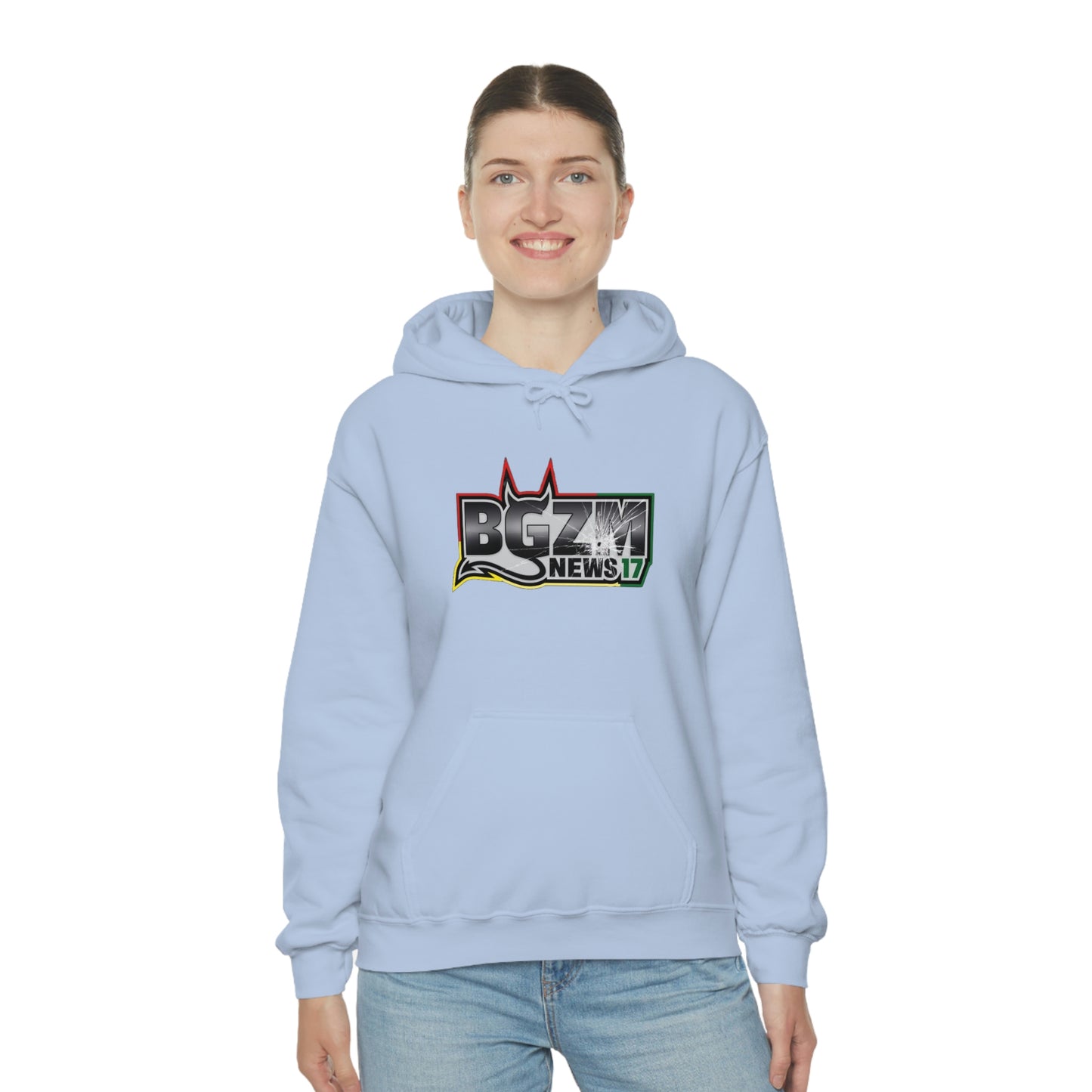 Unisex Heavy Blend™ BGZM NEWS 17 SHOT LOGO Hooded Sweatshirt