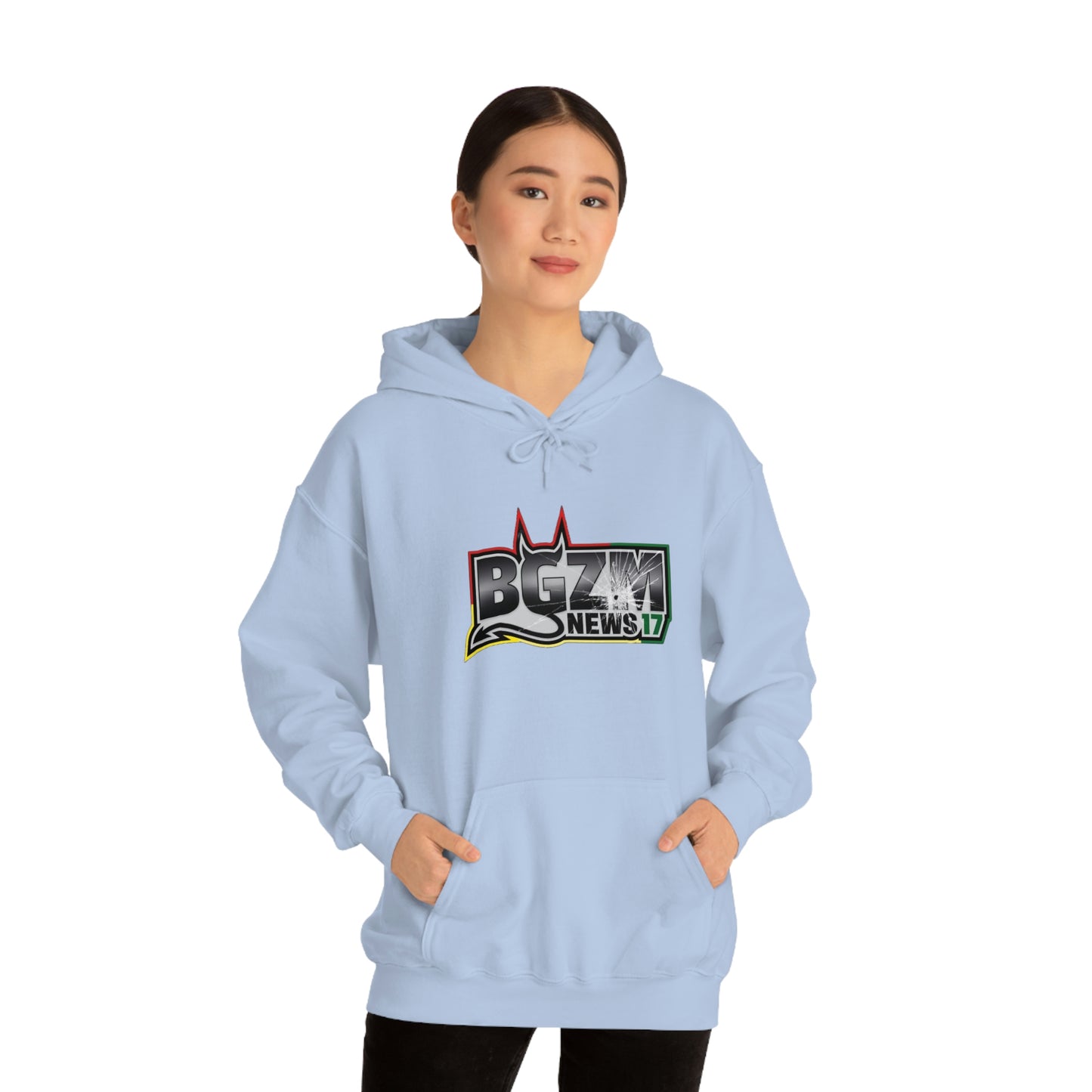 Unisex Heavy Blend™ BGZM NEWS 17 SHOT LOGO Hooded Sweatshirt