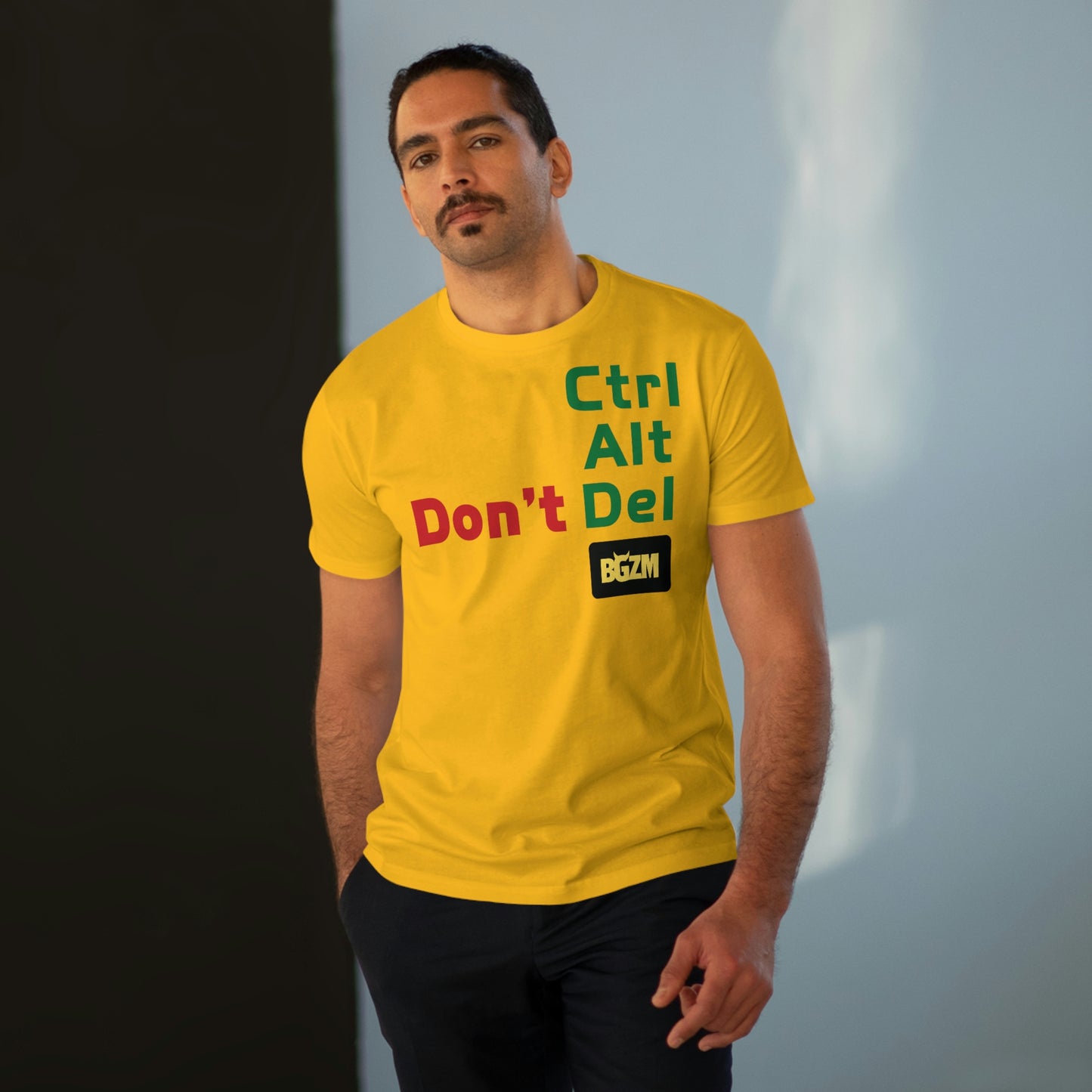 Men's Modern-fit ctrl alt don't delete  Tee