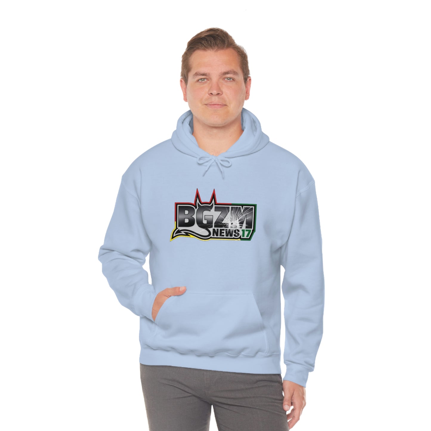 Unisex Heavy Blend™ BGZM NEWS 17 SHOT LOGO Hooded Sweatshirt