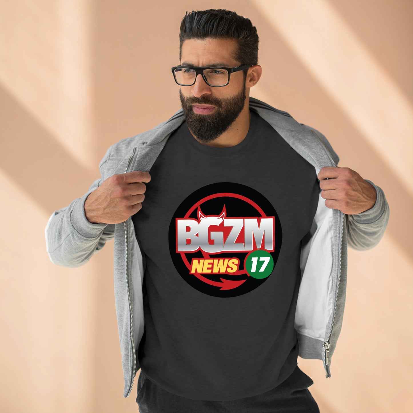 Unisex BGZM NEWS 17 Premium Crewneck Sweatshirt