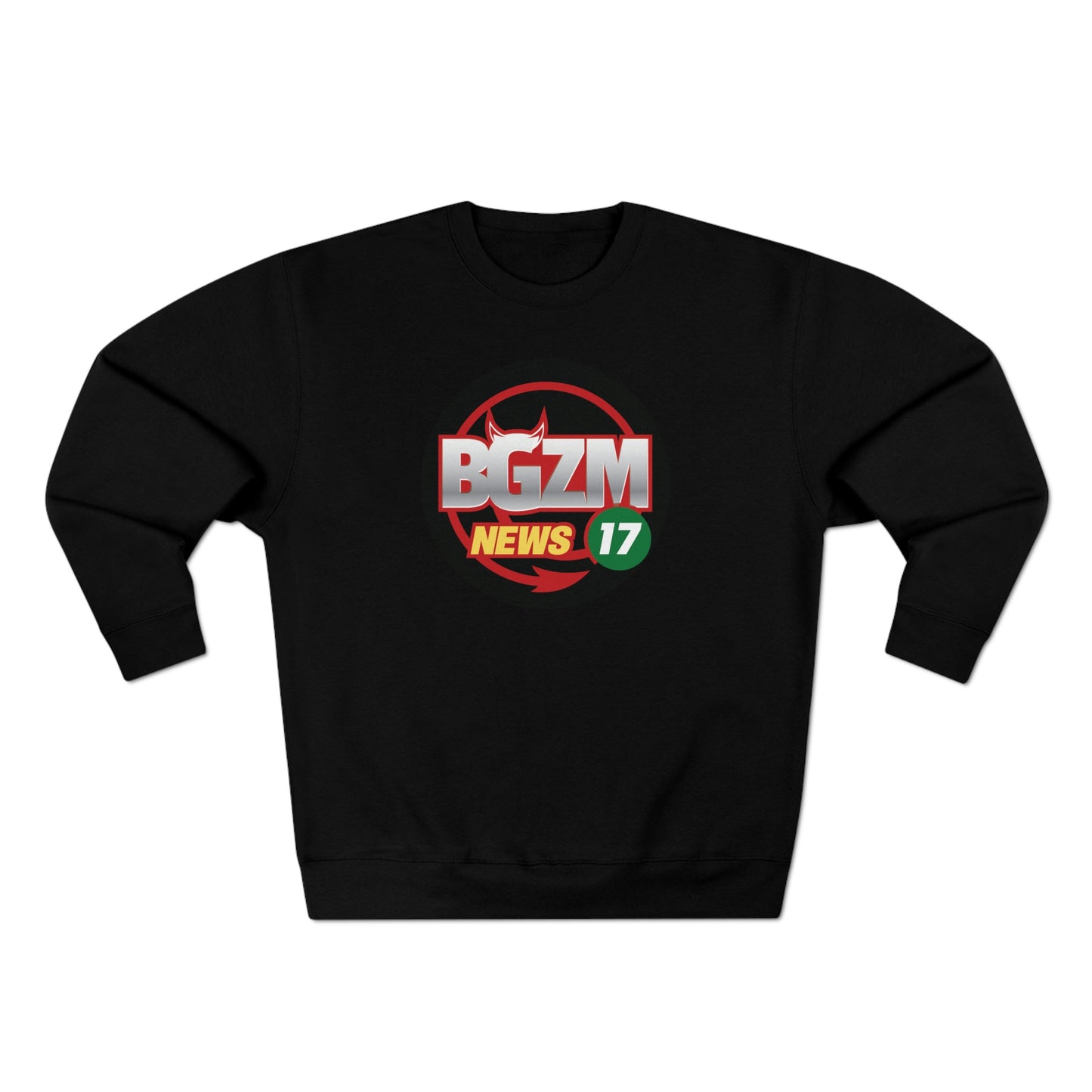 Unisex BGZM NEWS 17 Premium Crewneck Sweatshirt