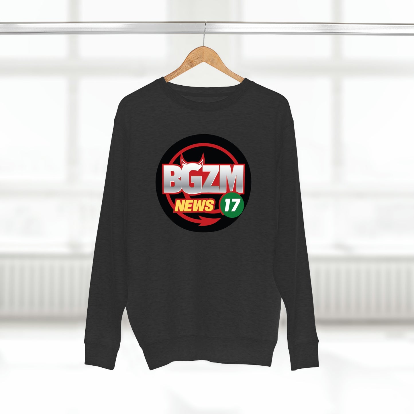 Unisex BGZM NEWS 17 Premium Crewneck Sweatshirt