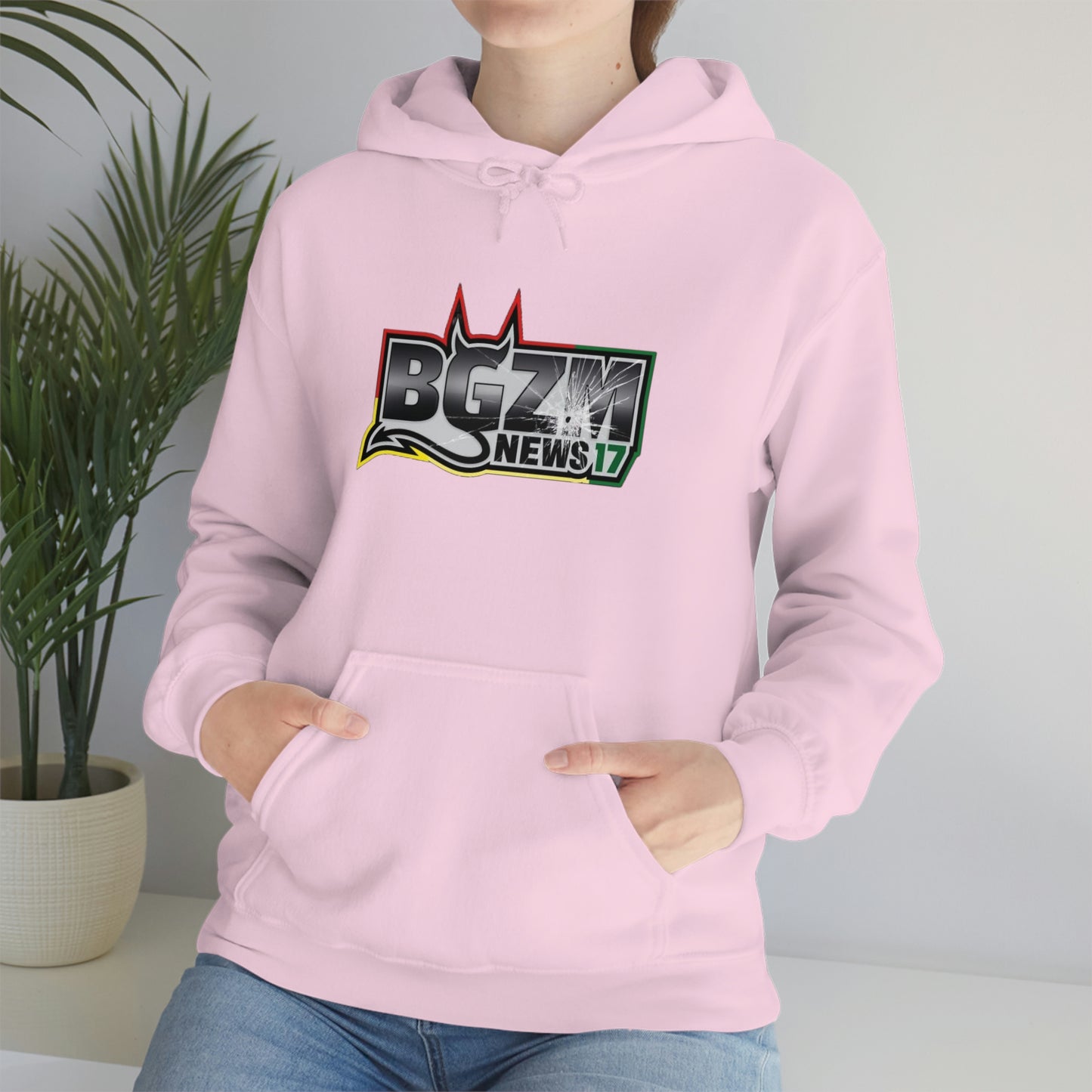 Unisex Heavy Blend™ BGZM NEWS 17 SHOT LOGO Hooded Sweatshirt