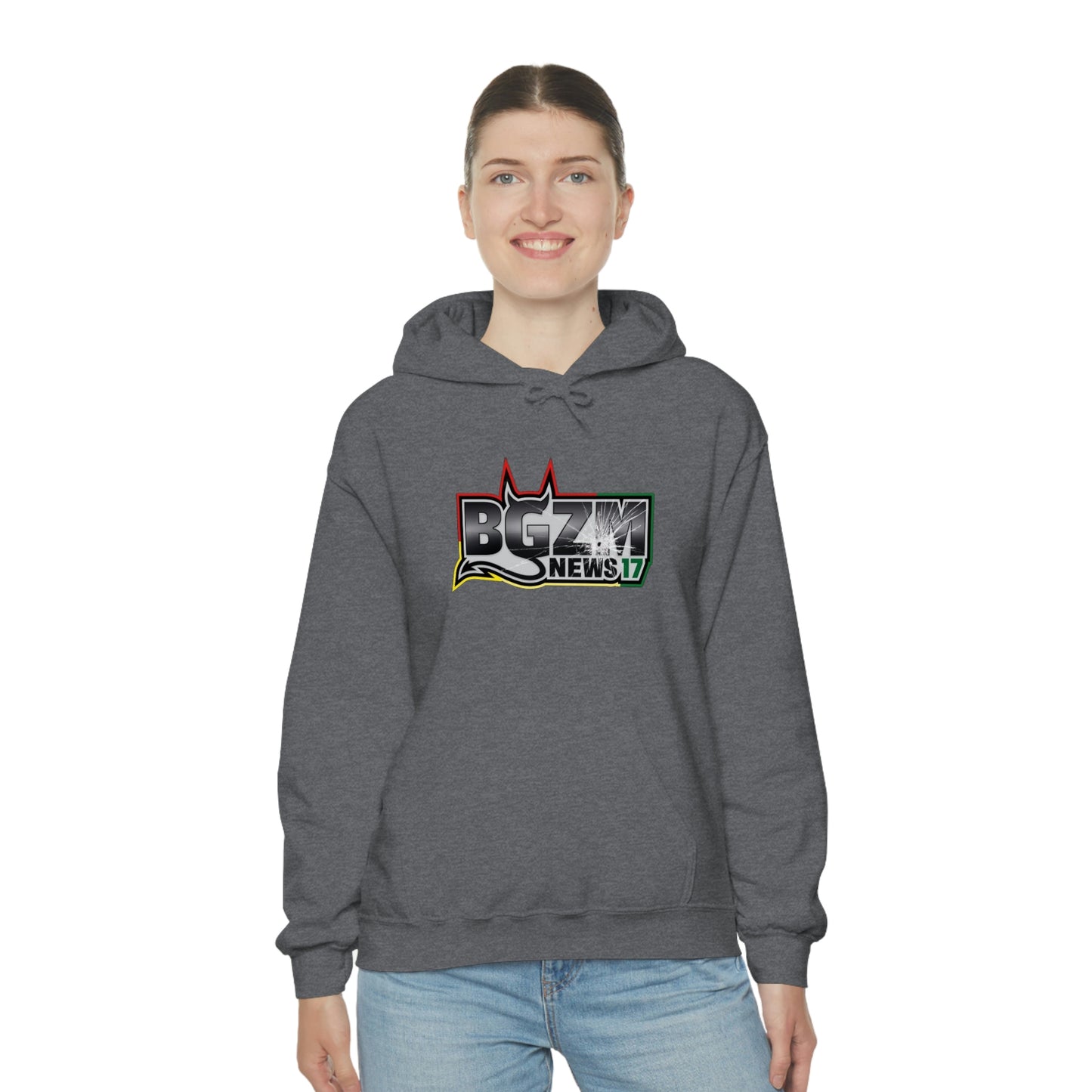 Unisex Heavy Blend™ BGZM NEWS 17 SHOT LOGO Hooded Sweatshirt