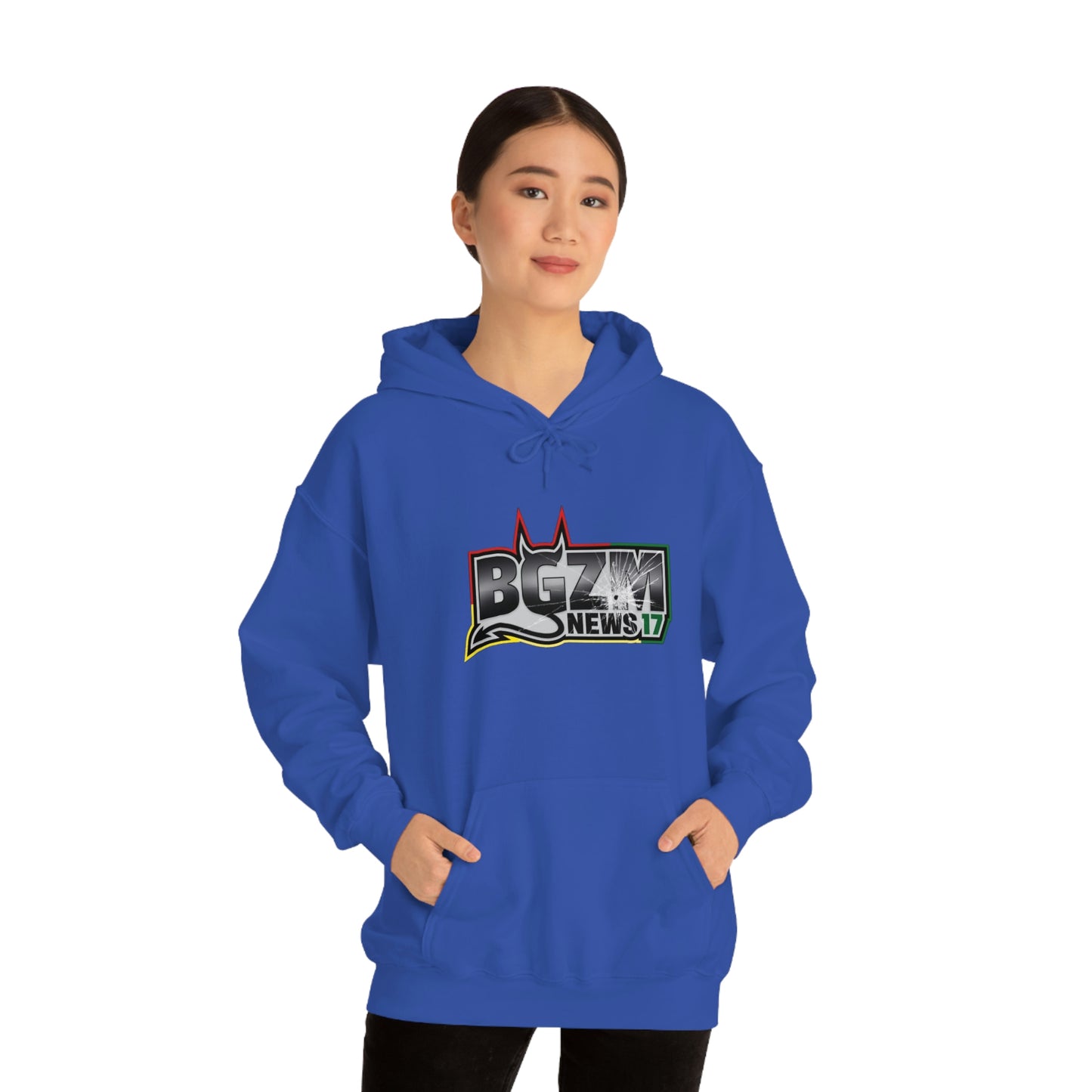 Unisex Heavy Blend™ BGZM NEWS 17 SHOT LOGO Hooded Sweatshirt