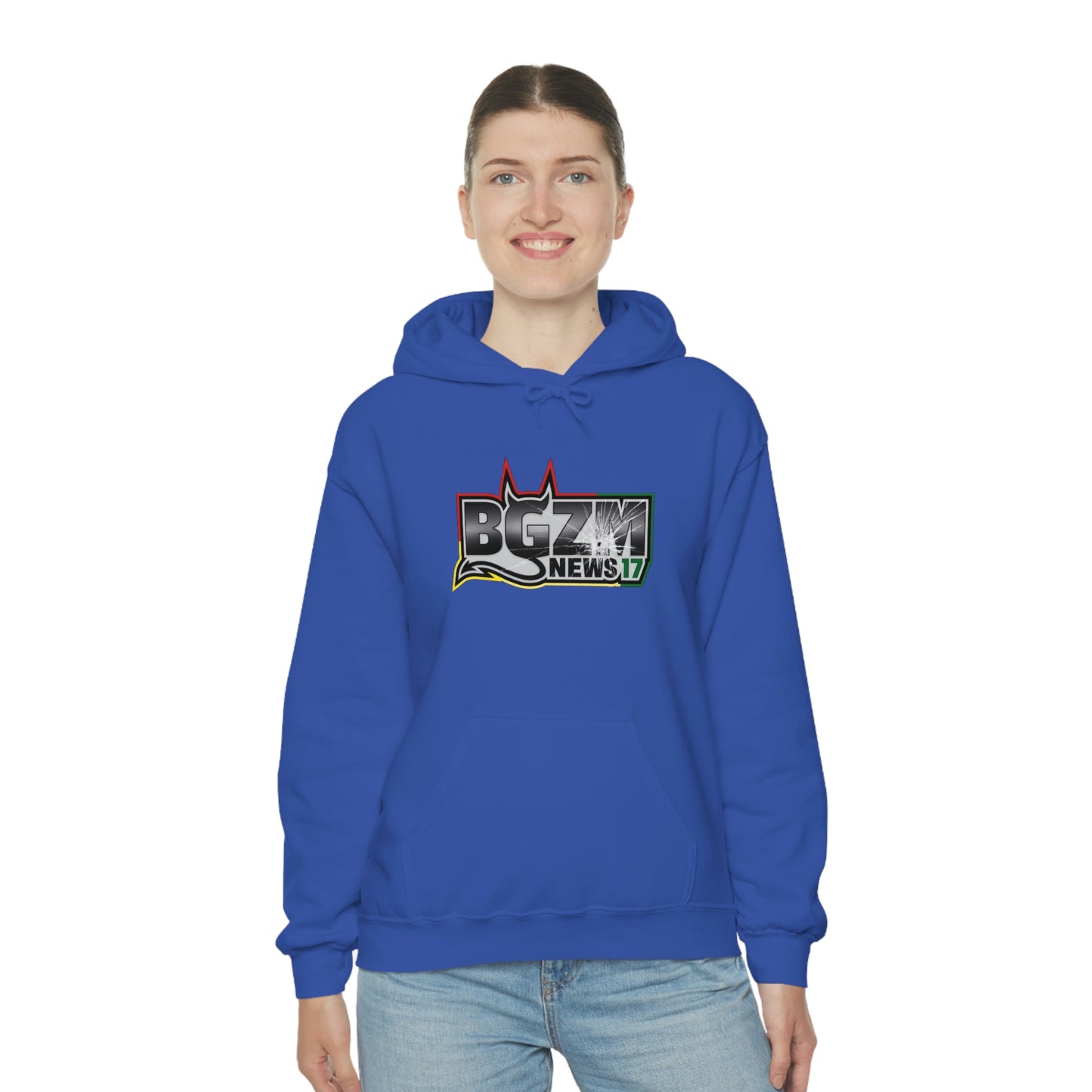 Unisex Heavy Blend™ BGZM NEWS 17 SHOT LOGO Hooded Sweatshirt