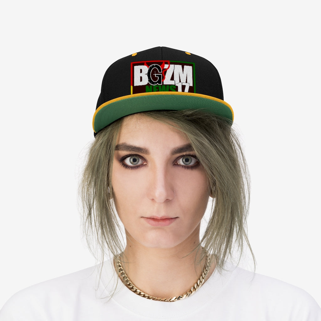 Unisex BGZM News 17 Snapback