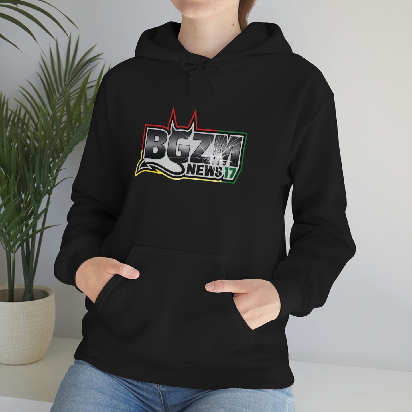 Unisex Heavy Blend™ BGZM NEWS 17 SHOT LOGO Hooded Sweatshirt