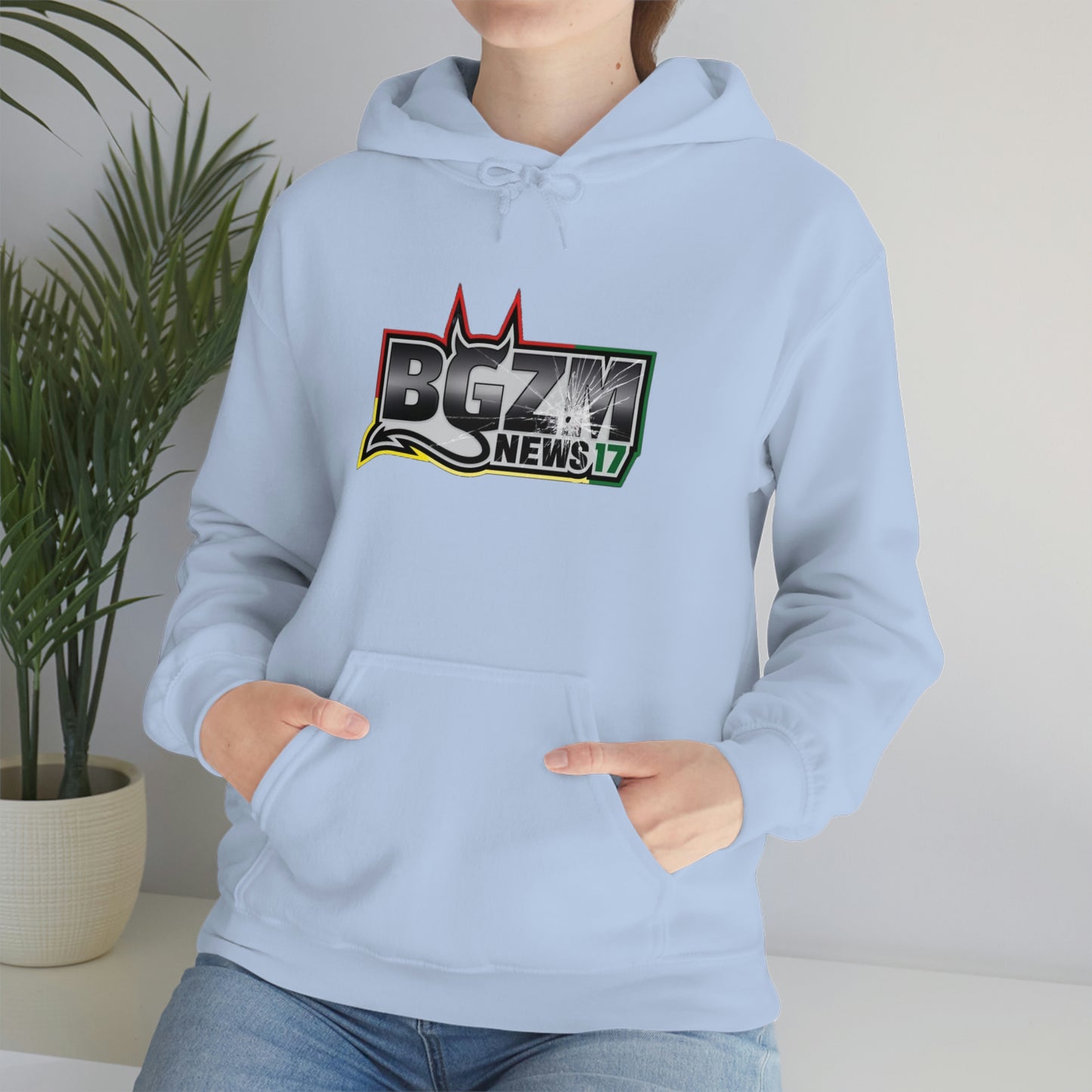 Unisex Heavy Blend™ BGZM NEWS 17 SHOT LOGO Hooded Sweatshirt