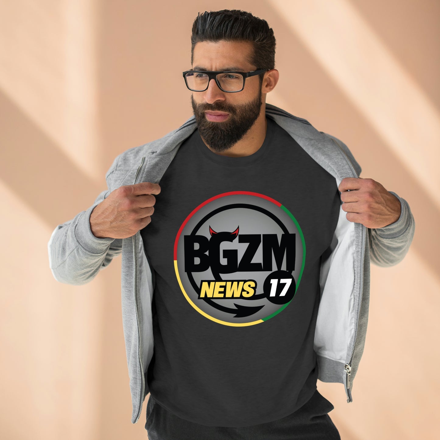 Unisex BGZM NEWS 17 Premium Crewneck Sweatshirt