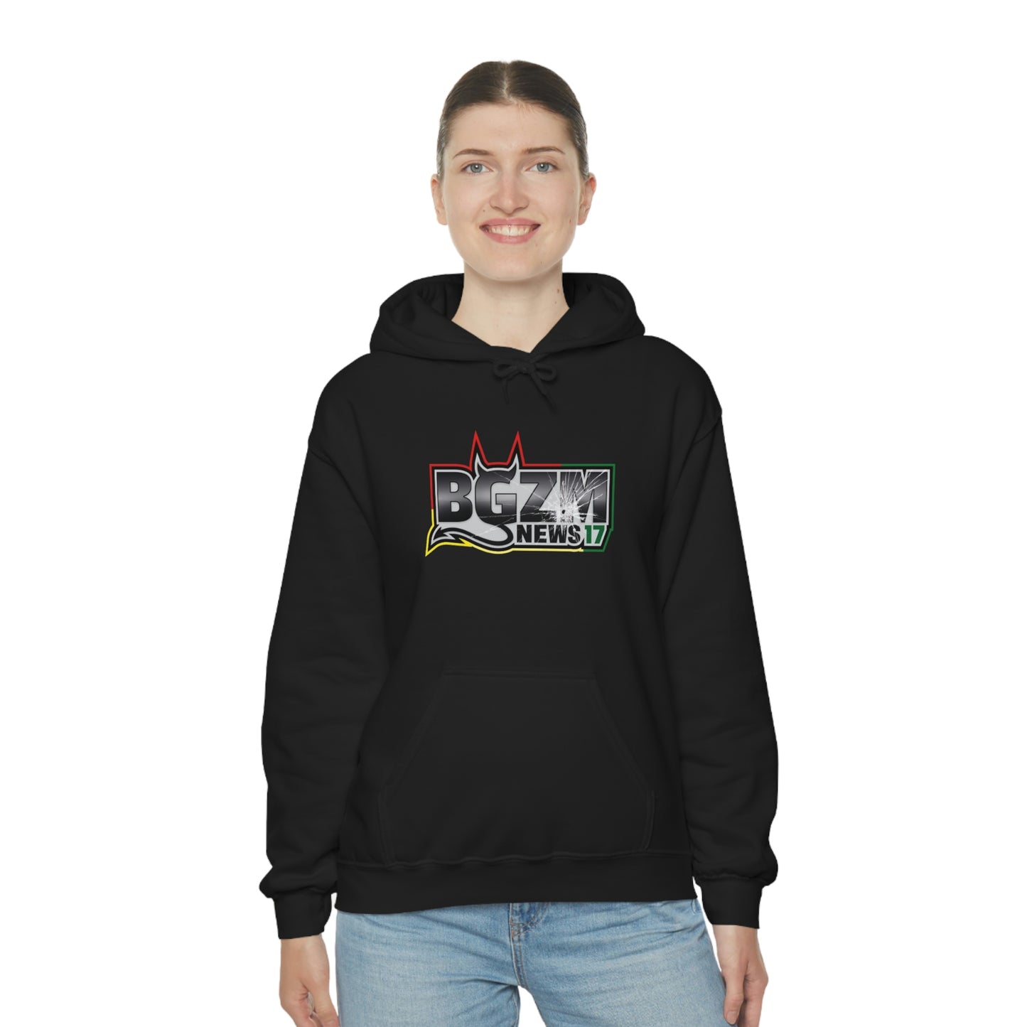 Unisex Heavy Blend™ BGZM NEWS 17 SHOT LOGO Hooded Sweatshirt