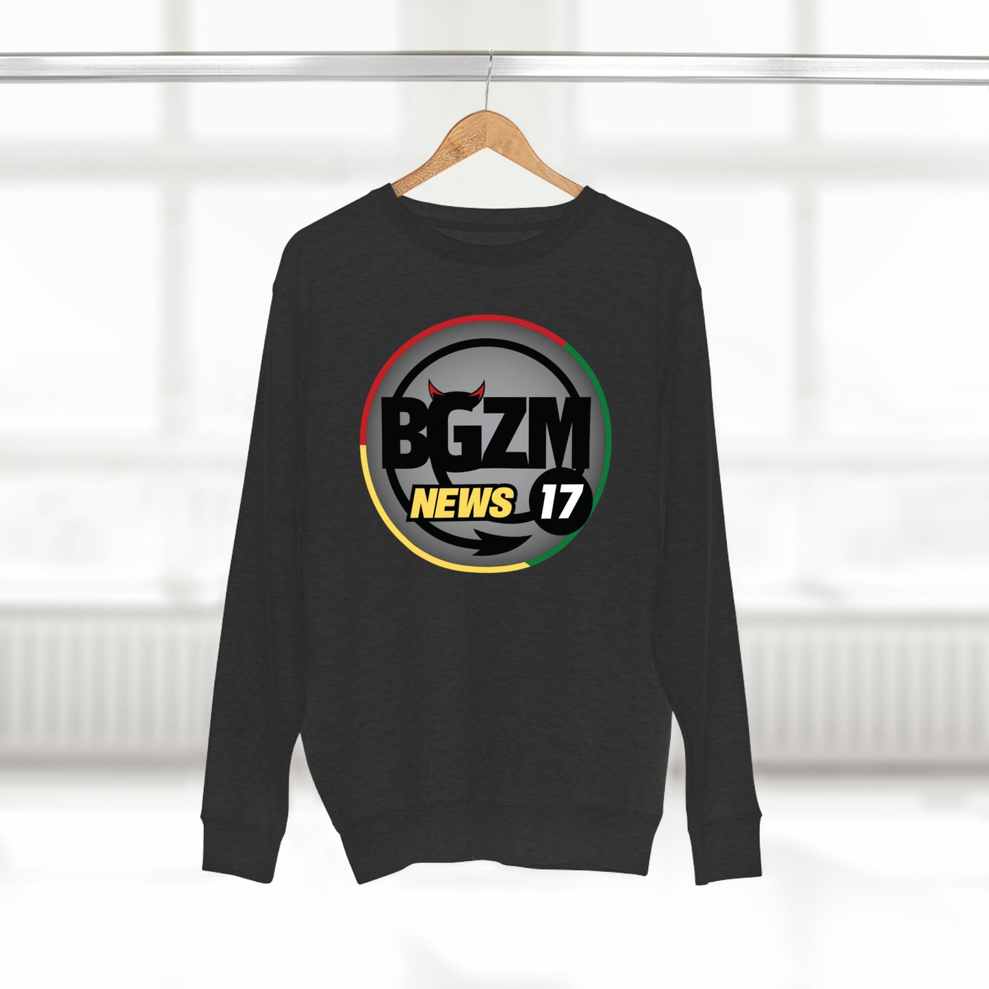 Unisex BGZM NEWS 17 Premium Crewneck Sweatshirt