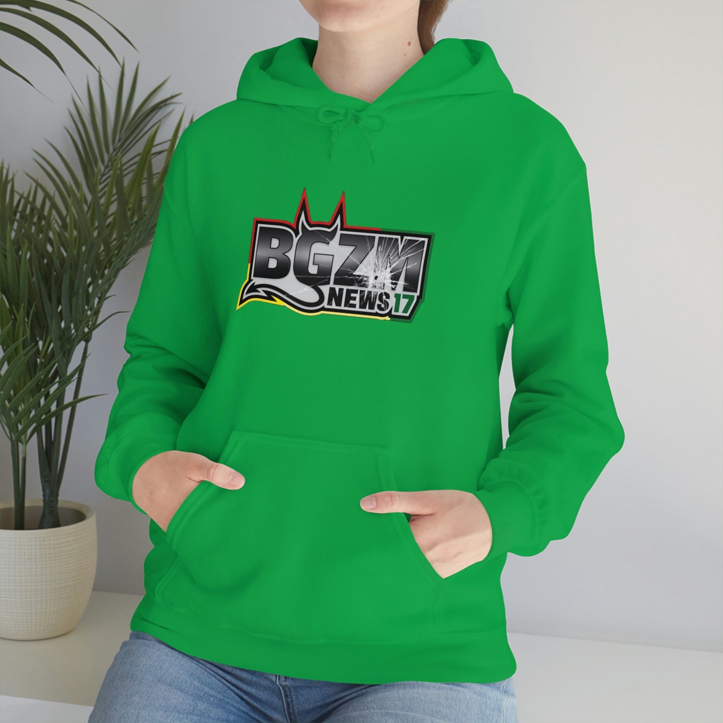 Unisex Heavy Blend™ BGZM NEWS 17 SHOT LOGO Hooded Sweatshirt