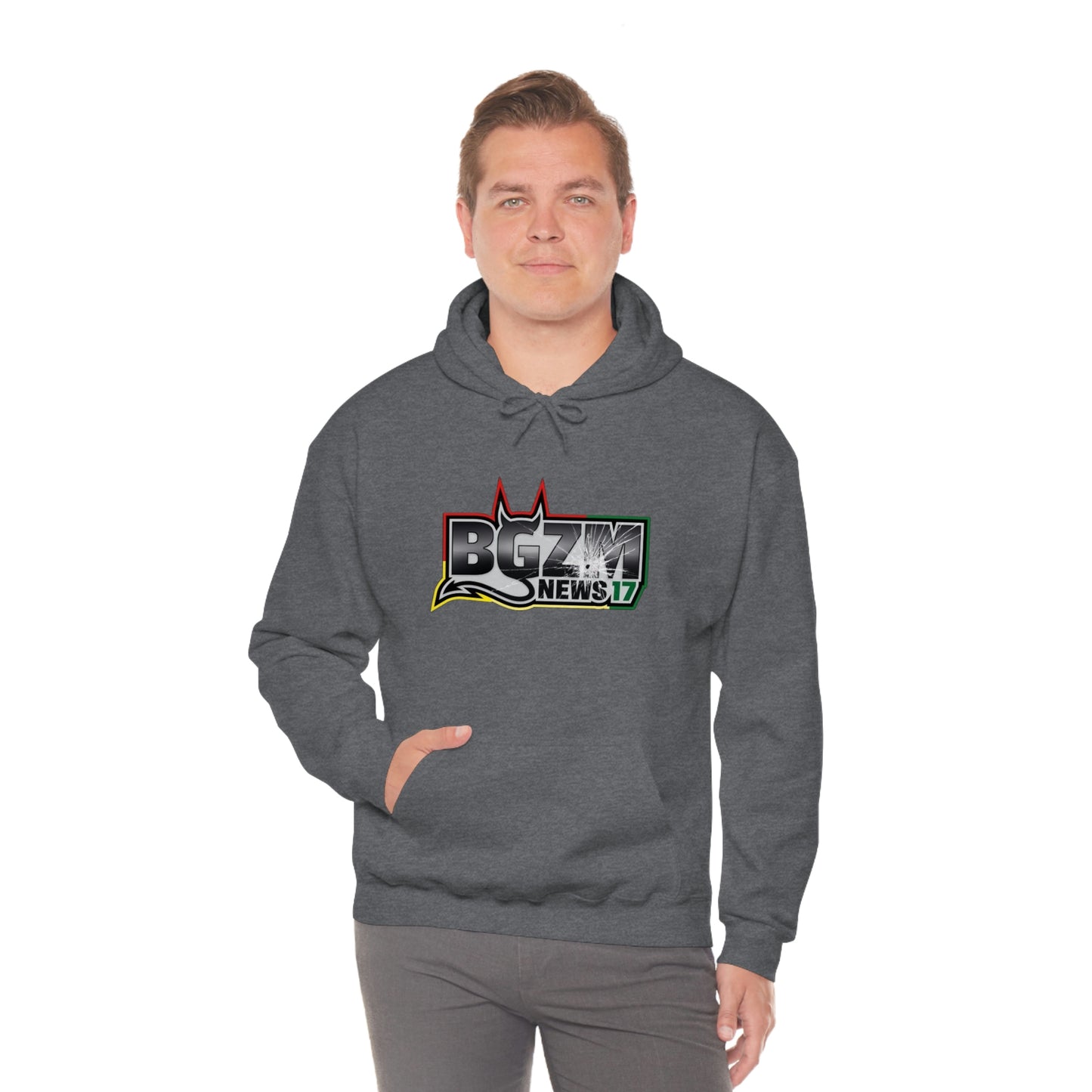 Unisex Heavy Blend™ BGZM NEWS 17 SHOT LOGO Hooded Sweatshirt