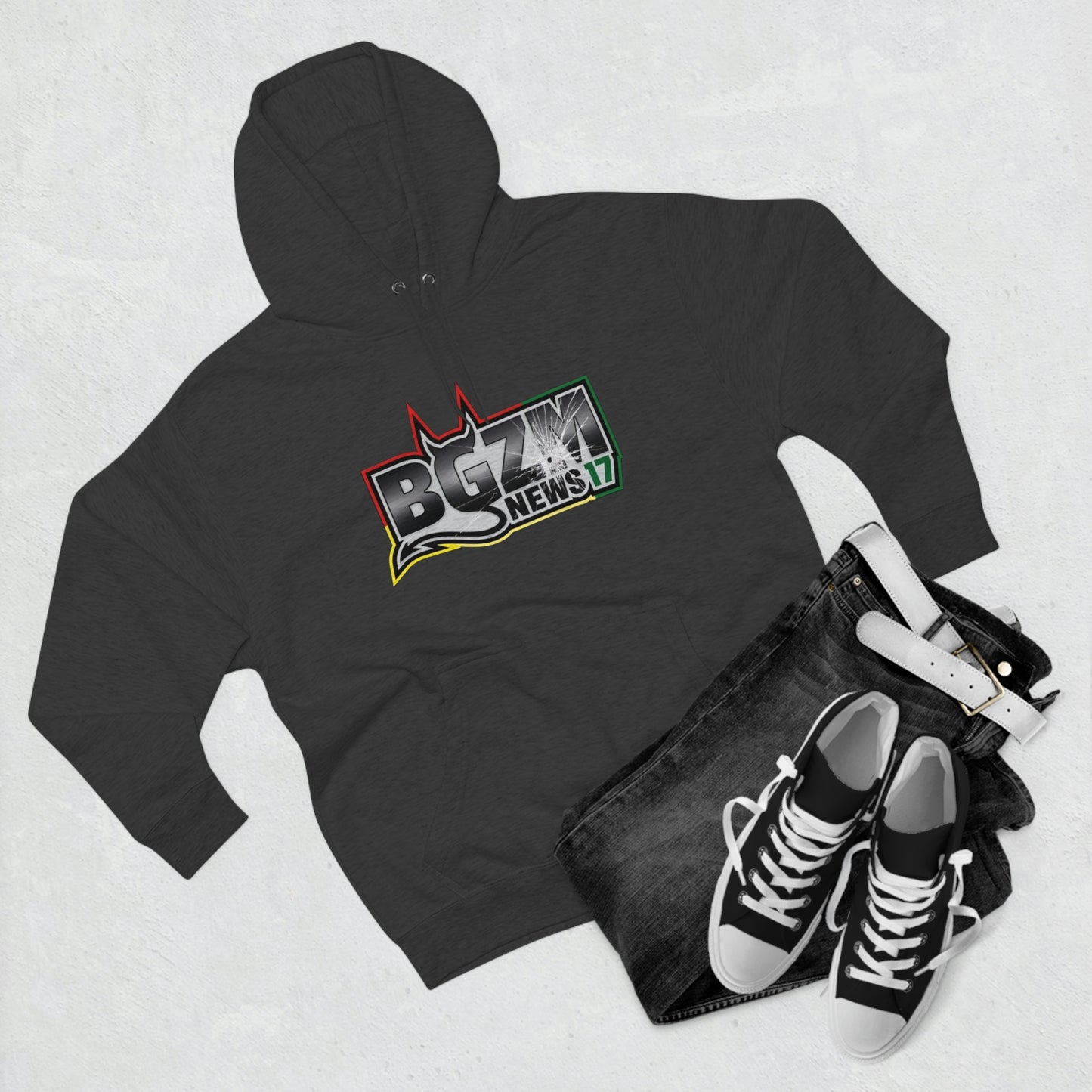 Unisex Premium BGZM NEWS 17 Pullover Hoodie